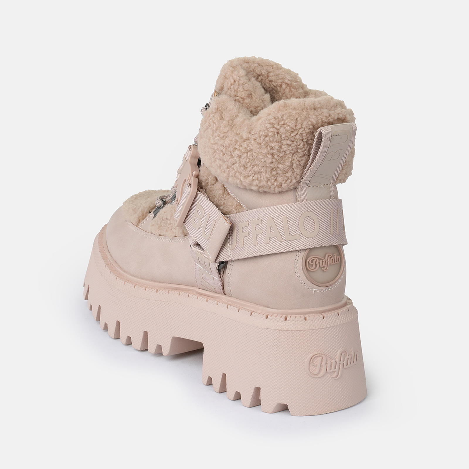 Buffalo Winterboots  Plateauboots, Steifelette, Schnürboots mit Fellimitat