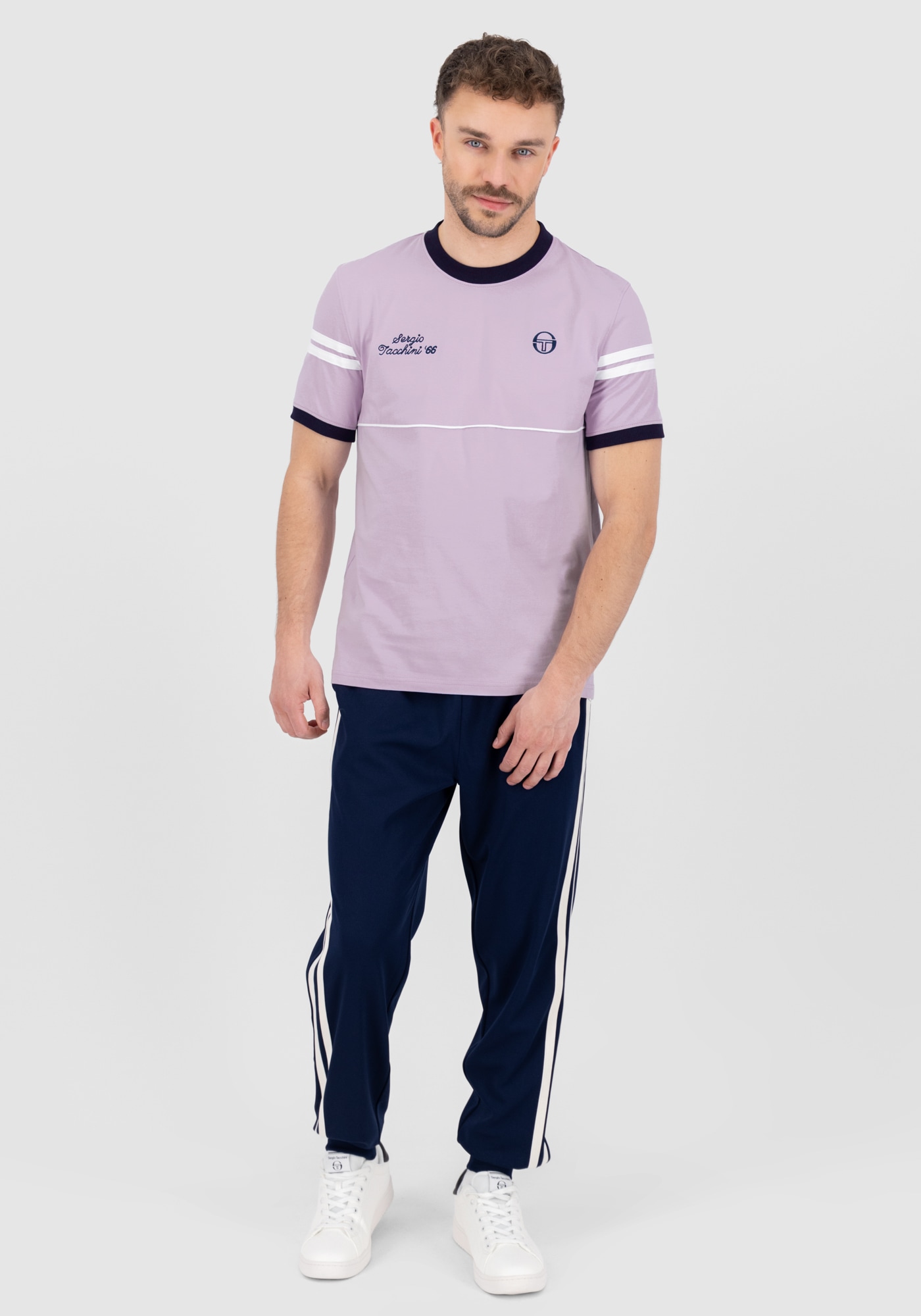 Sergio Tacchini T-Shirt »ORION DAVIS TEE Herren«, T-Shirt Herren, leichtes Kurzarmshirt, Sporttrikot, Outdoor, Sale