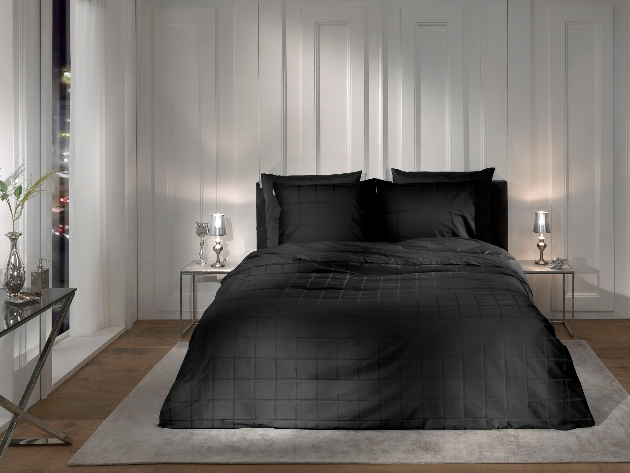 Heckett & Lane Wendebettwäsche "Diamante" 2 Stk. tlg. kariert, hochwertiges günstig online kaufen