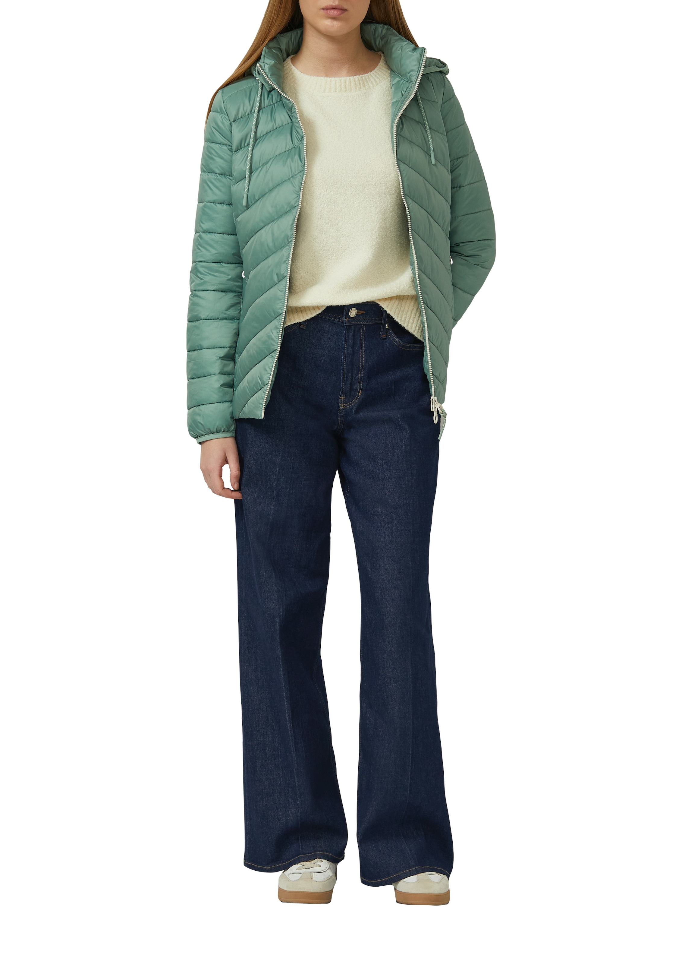 s.Oliver Steppjacke mit Kapuze mit Kapuze und Kordelzug