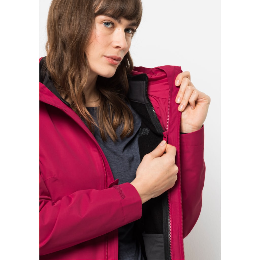 Jack Wolfskin Outdoorjacke »BESLER 2L JKT W«, mit Kapuze