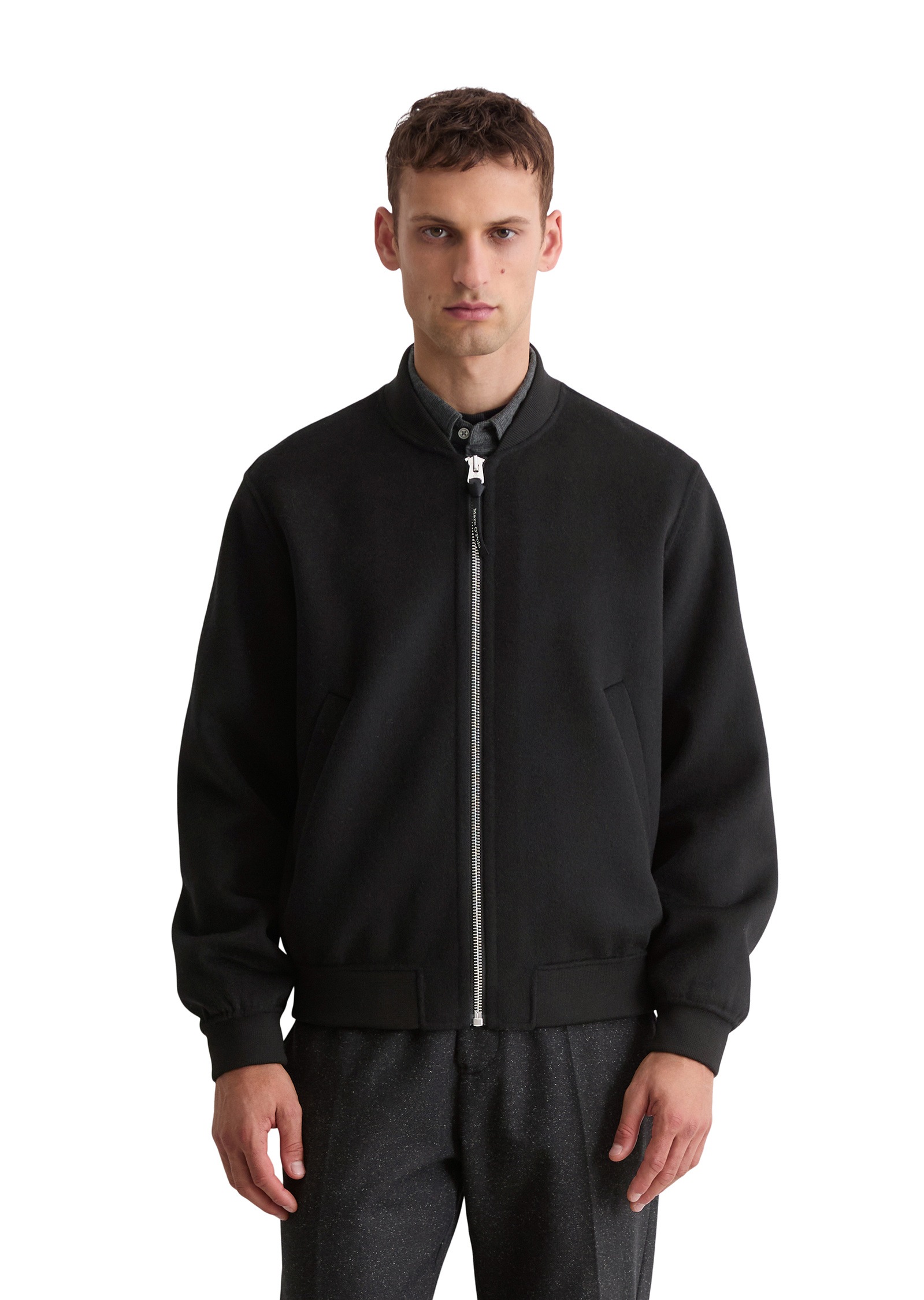 Marc OPolo Outdoorjacke "aus recyceltem Woll-Mix", ohne Kapuze günstig online kaufen