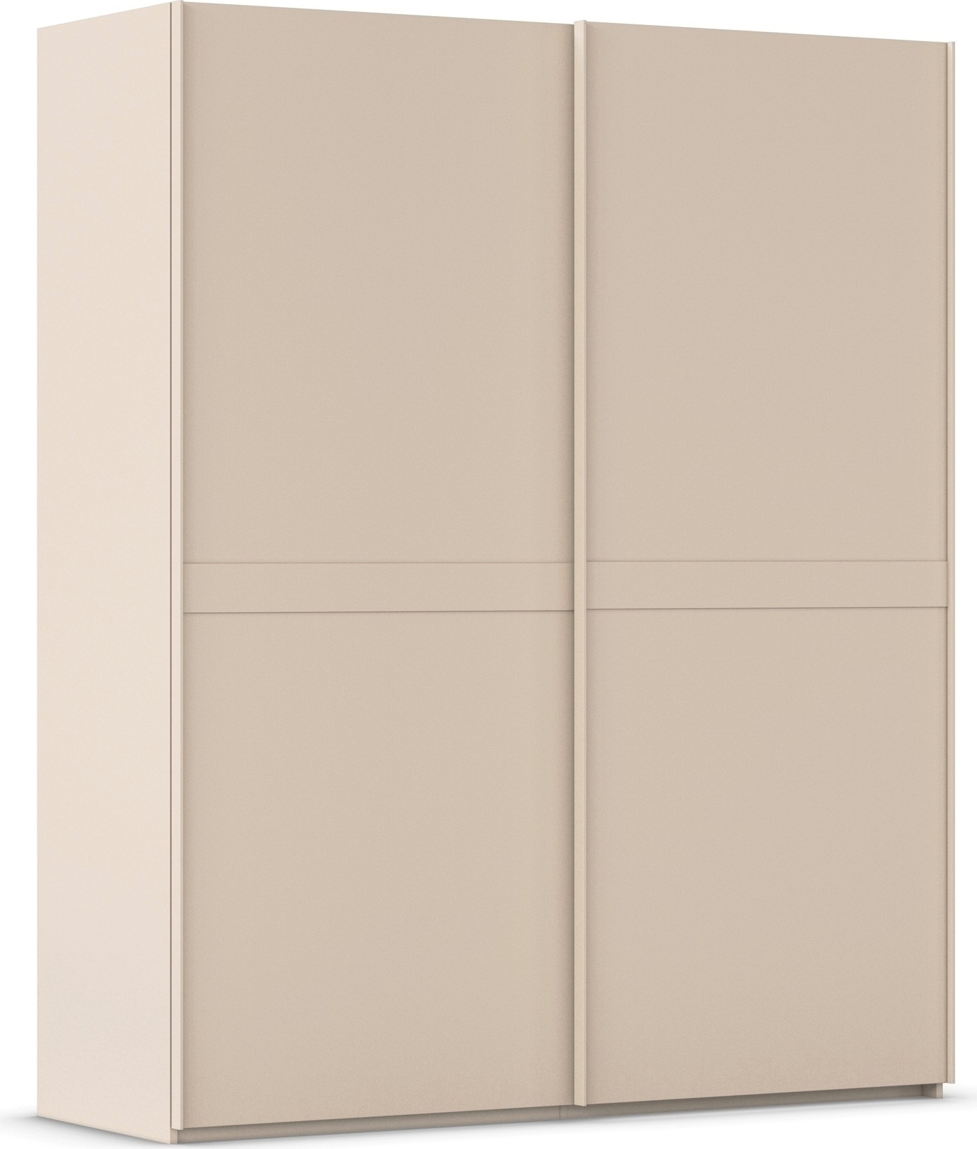 rauch Schwebetürenschrank "Kleiderschrank Schrank Garderobe Schlafzimmerschrank SCALE-LINE" edle Optik mit Bauchbinde in Korpusfarbe Dekorfront MADE IN GERMANY
