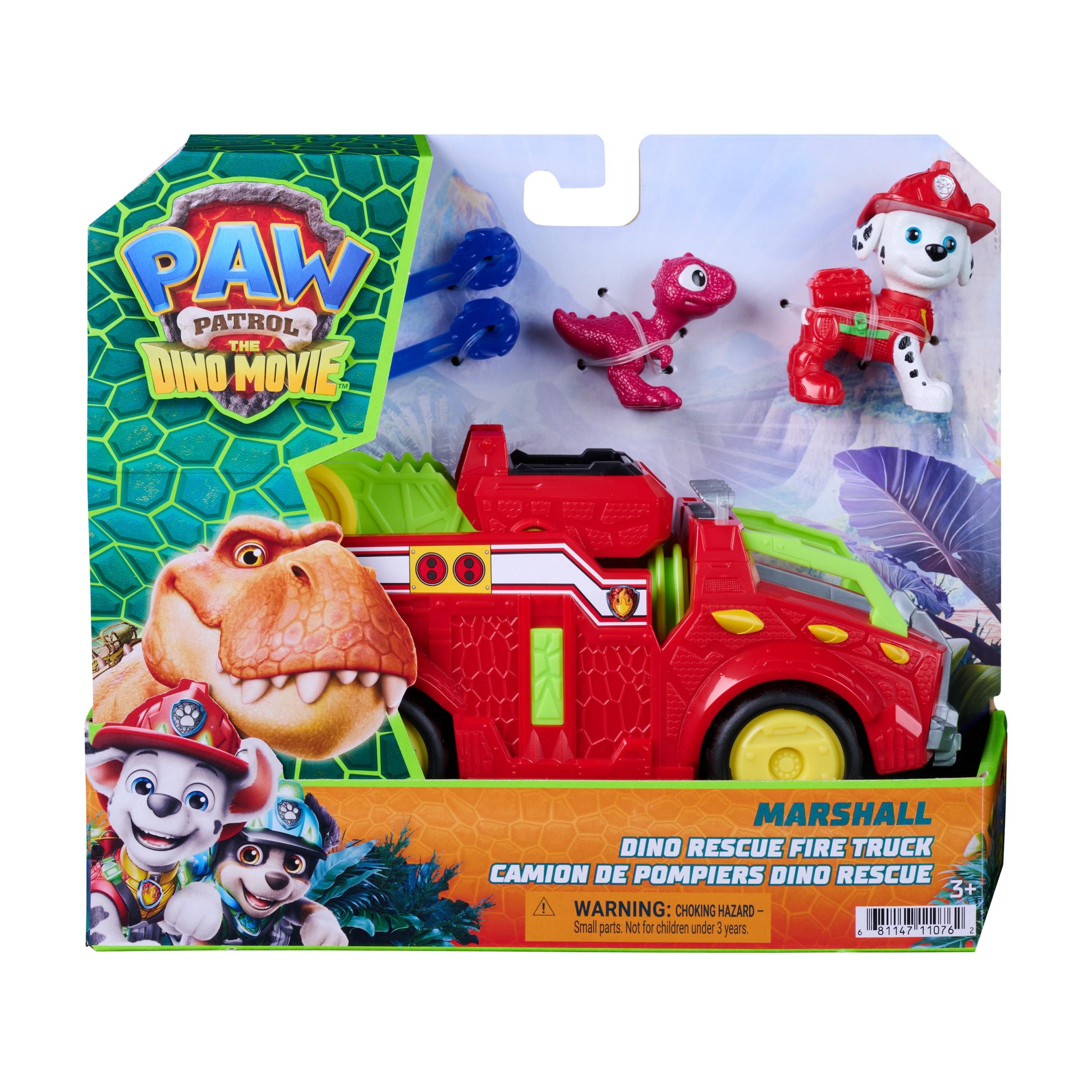 Spin Master Spielzeug-Auto »PAW Patrol: Der Dino Film, Marshalls Dino-Feuerwehrauto«