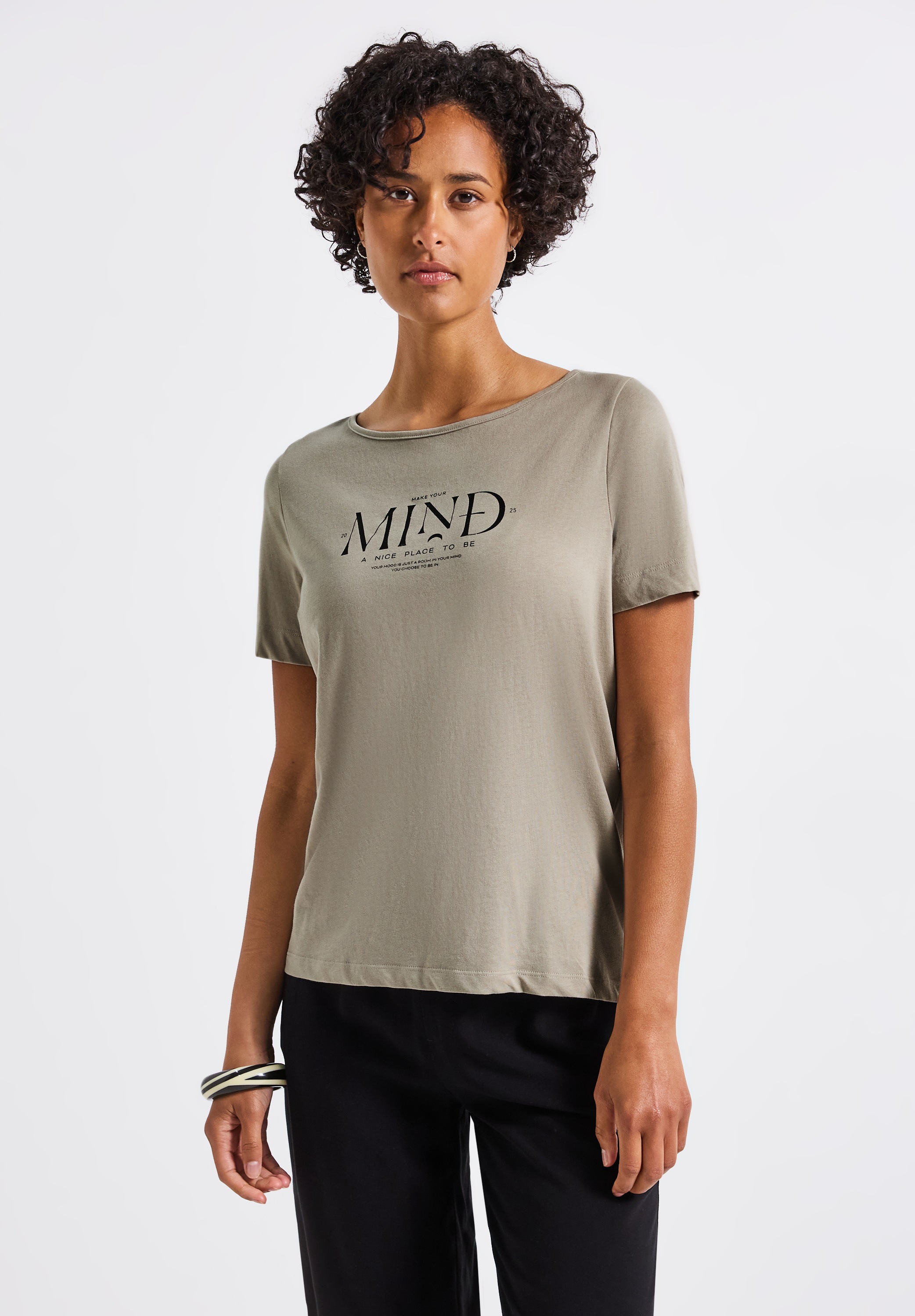 STREET ONE T-Shirt mit Rundhalsausschnitt günstig online kaufen