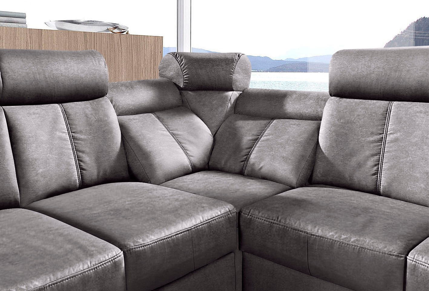 sit&more Wohnlandschaft »Basel U-Form«, wahlweise mit Relaxfunktion