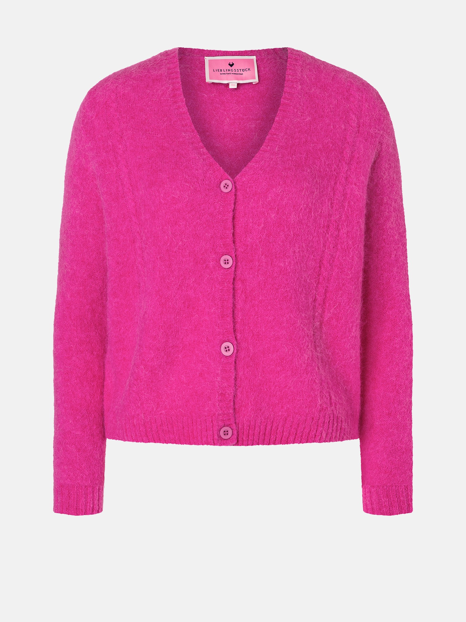 Lieblingsstück Strickjacke »HenjaL« angenehmer Mix aus Alpakawolle und Wolle