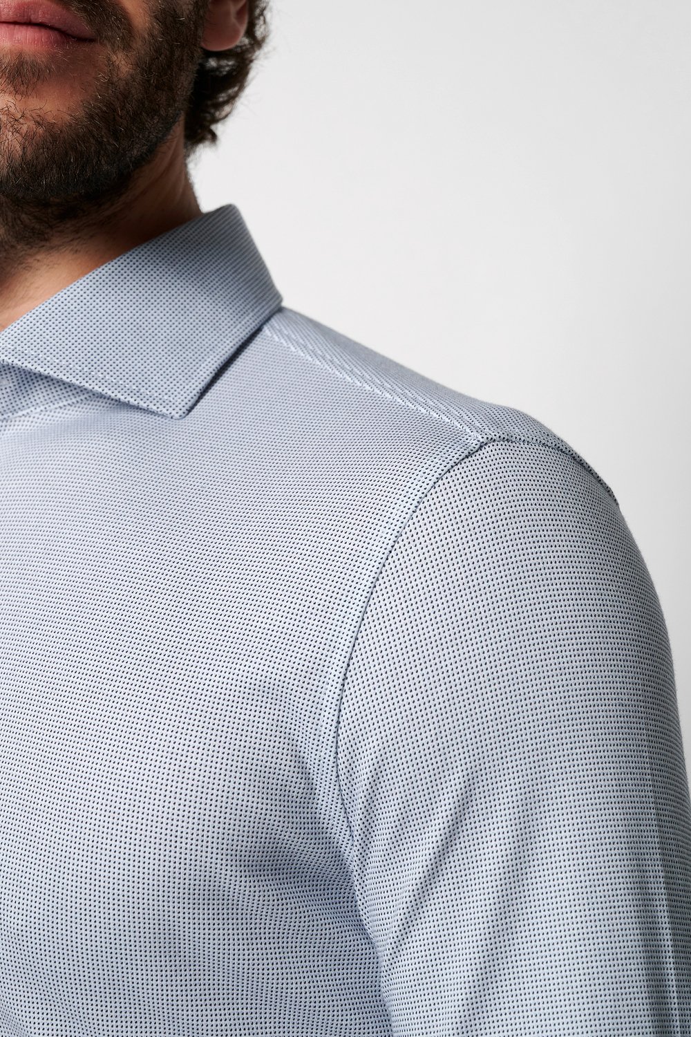 Thumbnail - DESOTO Langarmhemd "Jerseyhemd Essential Hai langarm" Flexibler Stretch