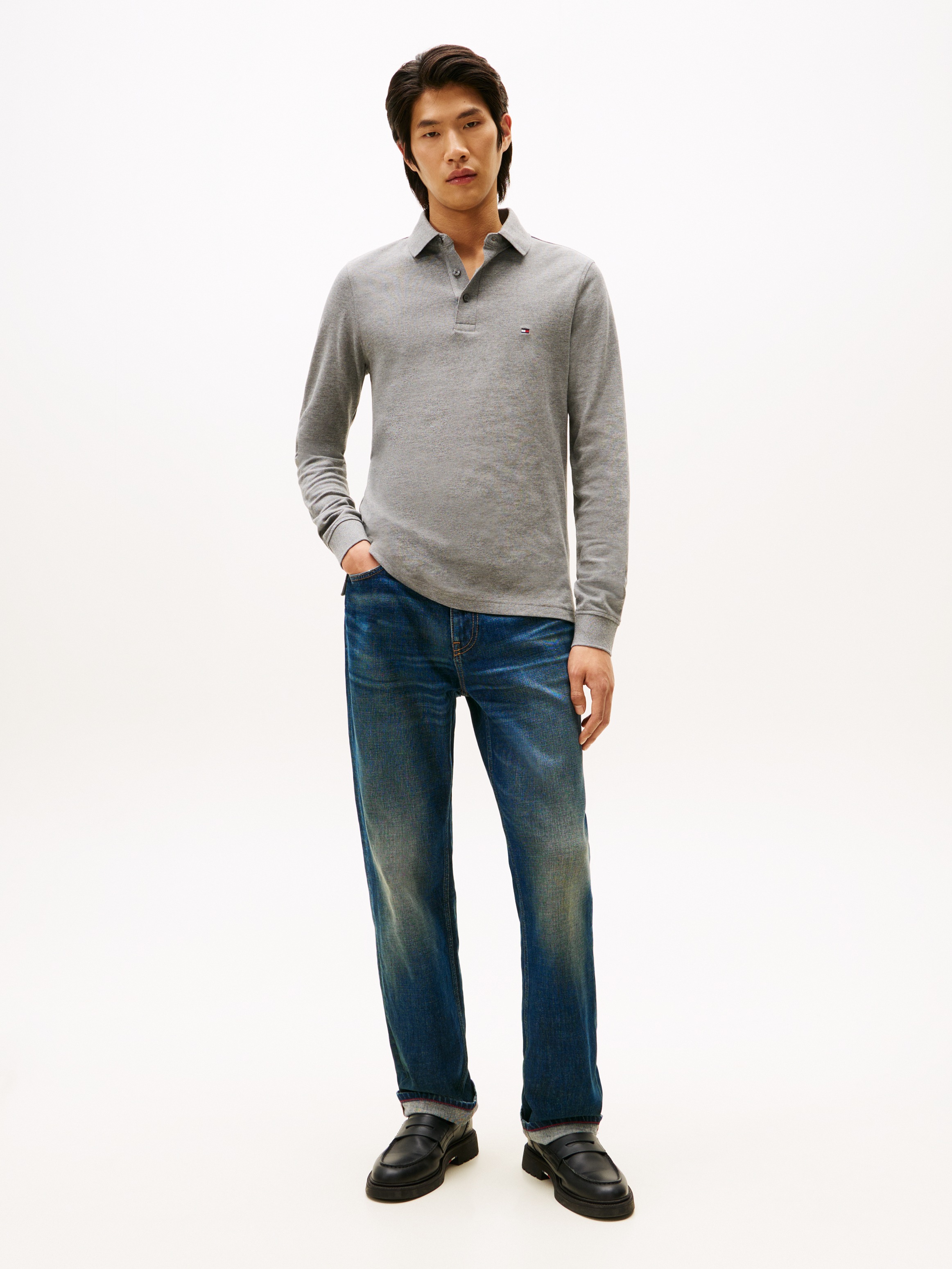Tommy Hilfiger Langarm-Poloshirt »1985 SLIM LS POLO«
