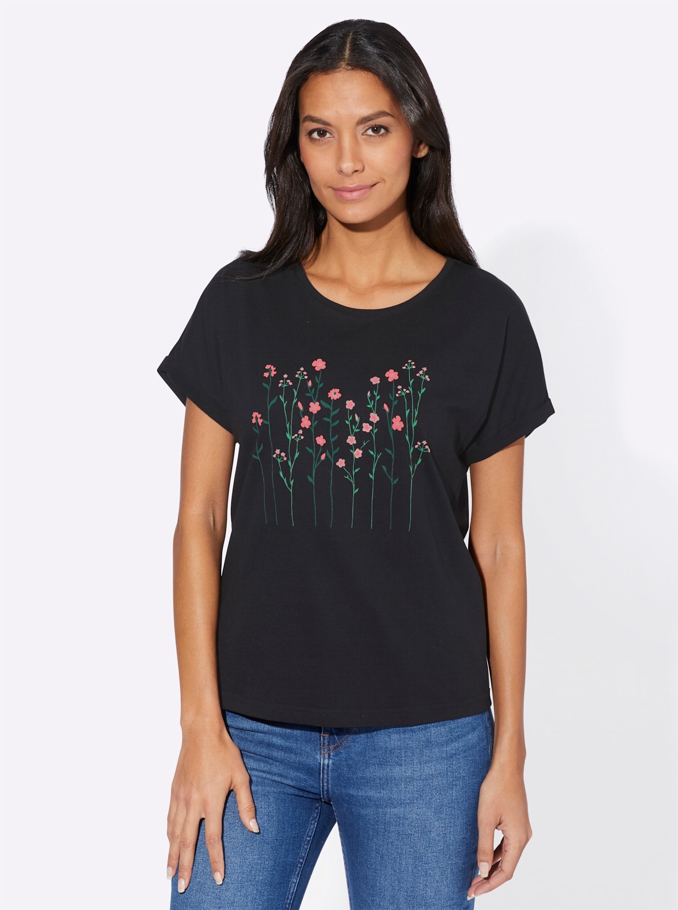 Thumbnail - Classic Basics Rundhalsshirt "Shirt", 1 Stk.