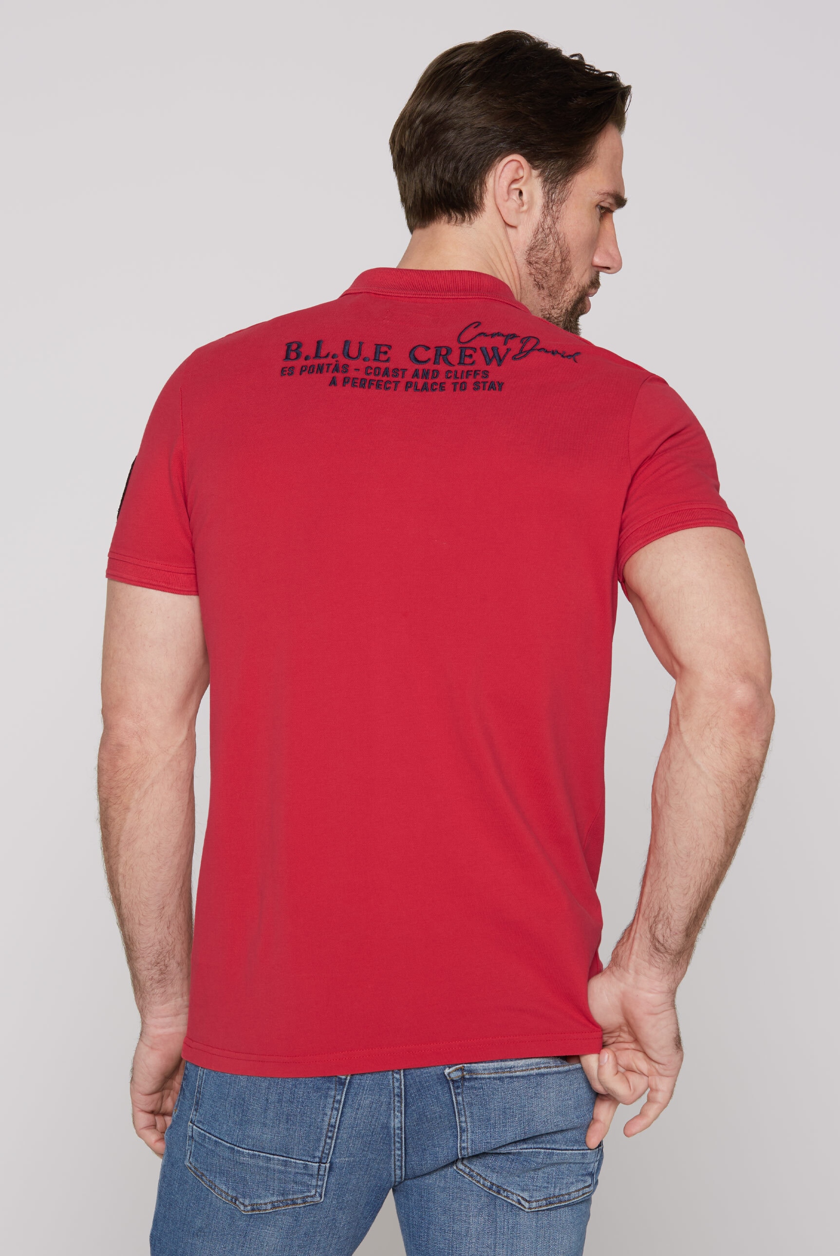 CAMP DAVID Poloshirt, aus Baumwolle