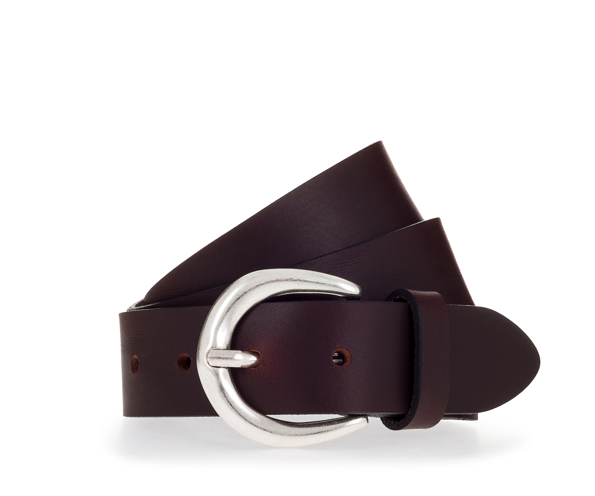 MUSTANG Ledergürtel, 1 Stk. Schließe in poliertem Silber, 3,5 cm breit günstig online kaufen