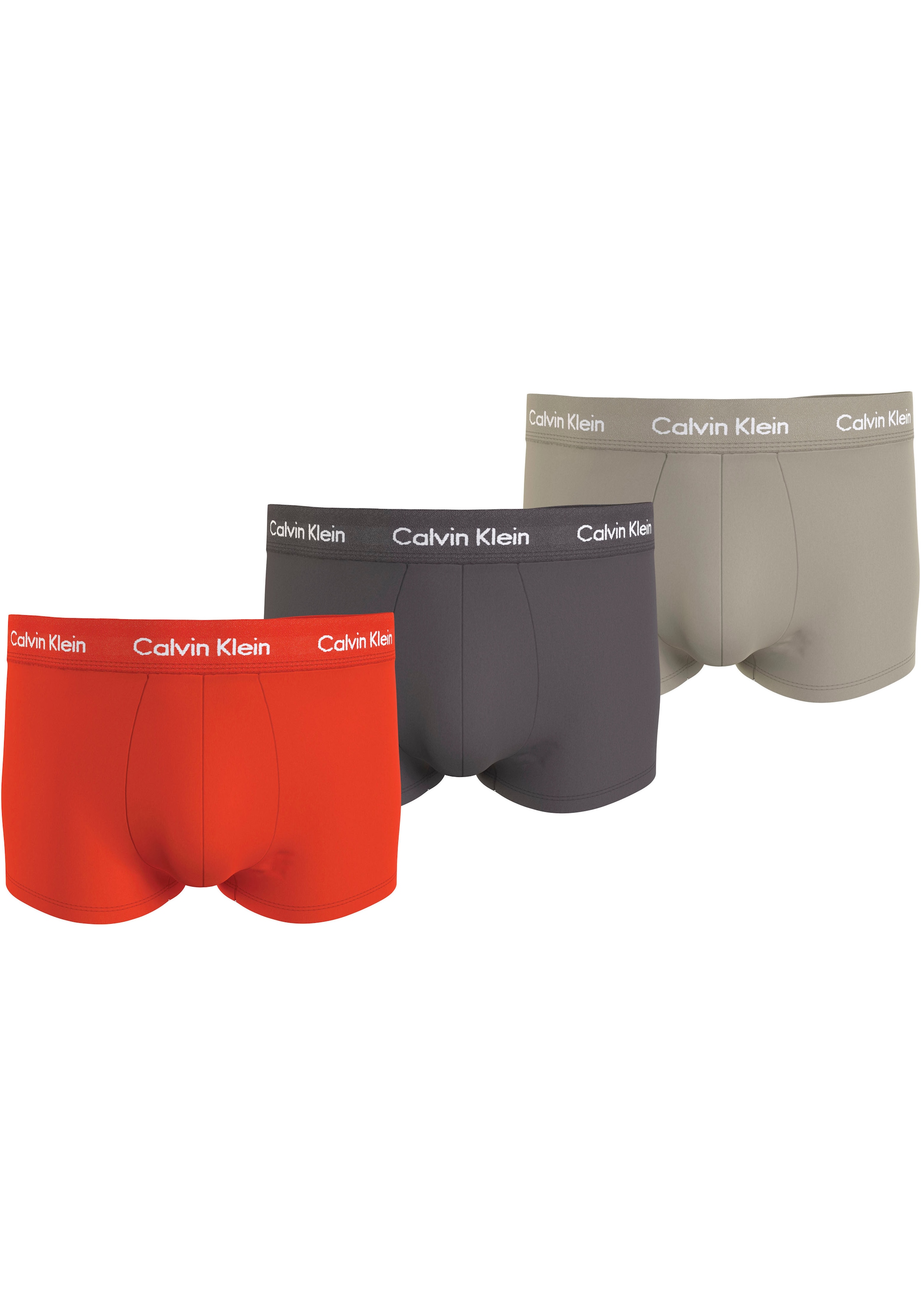 Calvin Klein Underwear Trunk "LOW RISE TRUNK 3PK", (Packung, 3 St., 3er-Pack), mit Logoschriftzügen