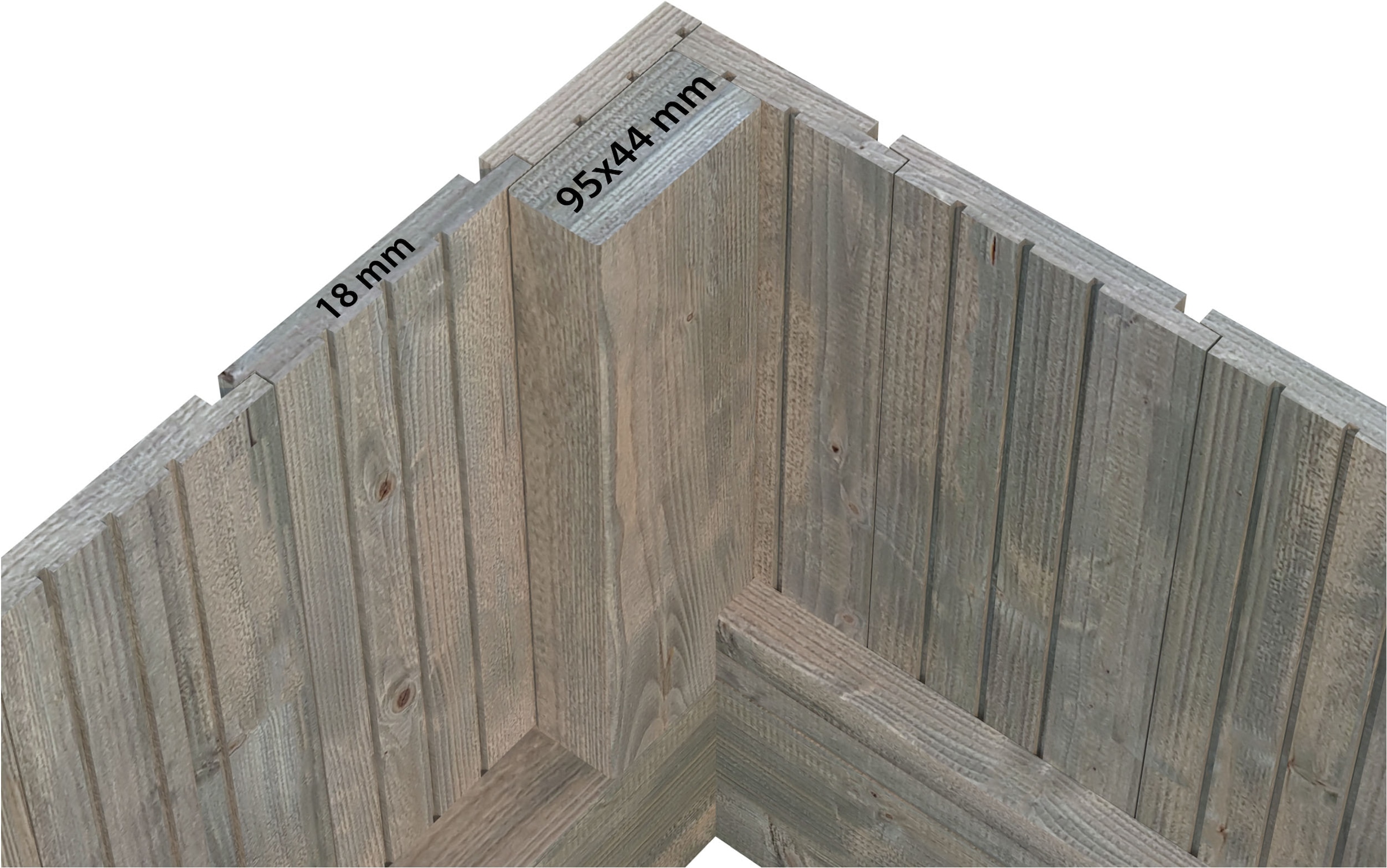 Palmako Gewächshaus »Emilia 5,4+4,0 m²«