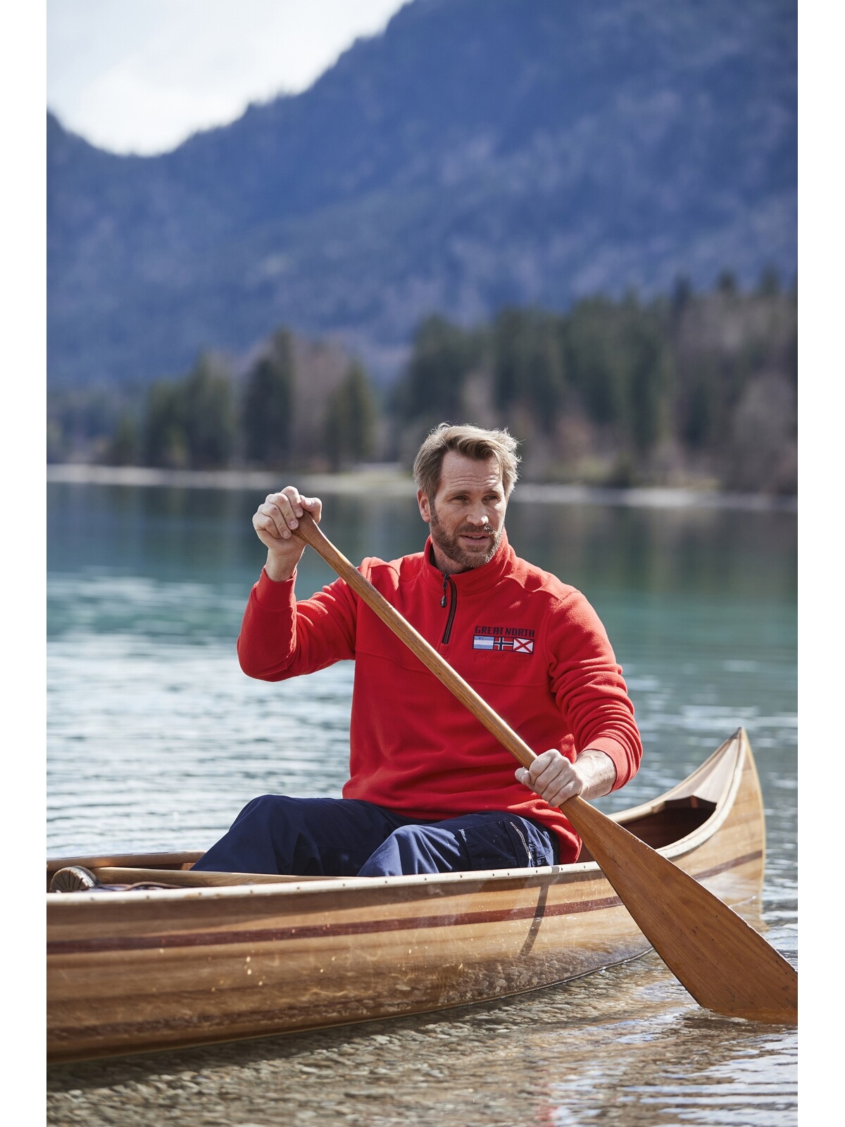 Jan Vanderstorm Fleecepullover »Fleece-Sweatshirt SIETSE«