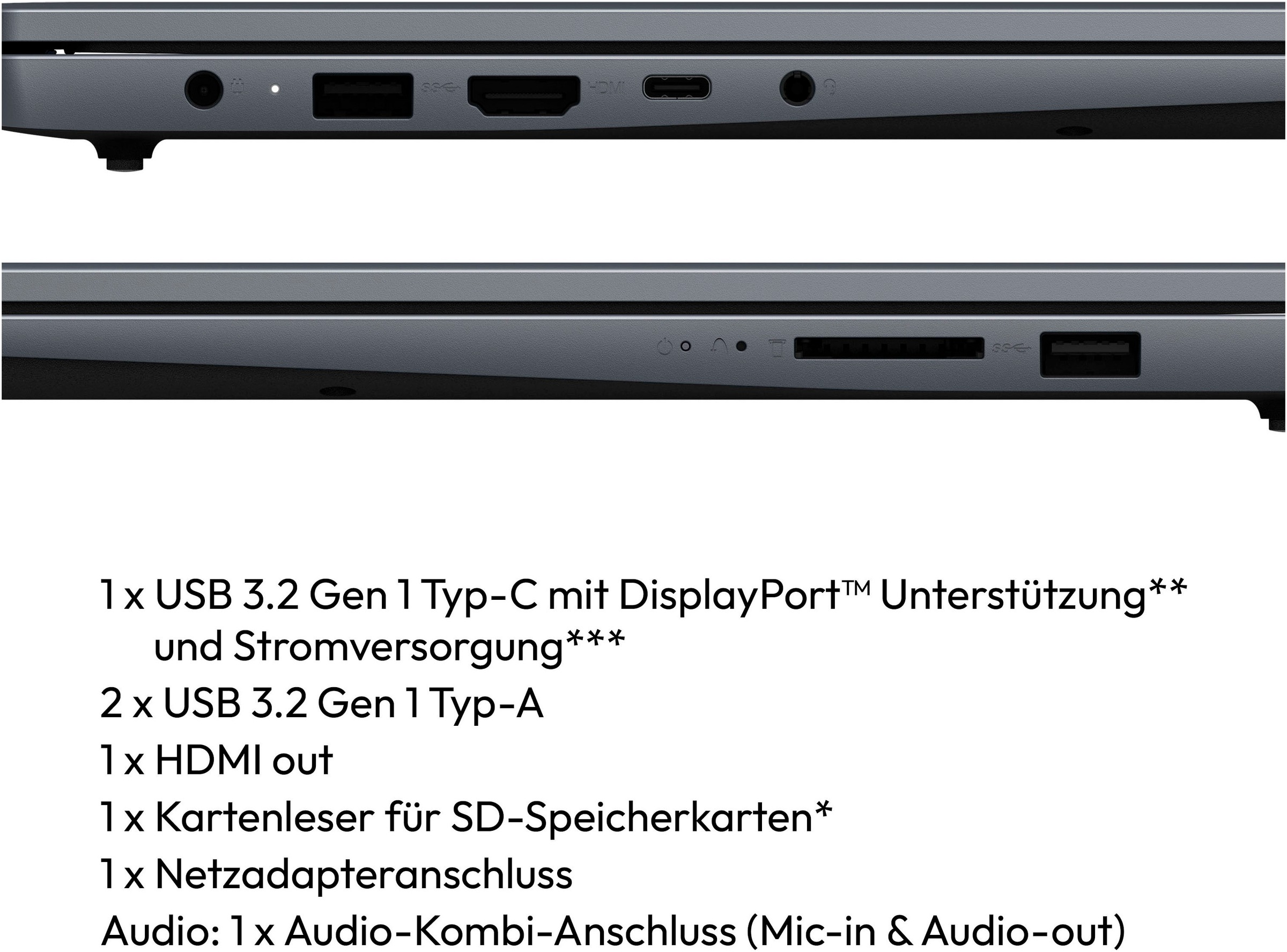 Medion® Notebook »E15235 (MD62610)«, 39,6 cm, / 15,6 Zoll, Intel, Core i3, UHD Graphics, 512 GB SSD