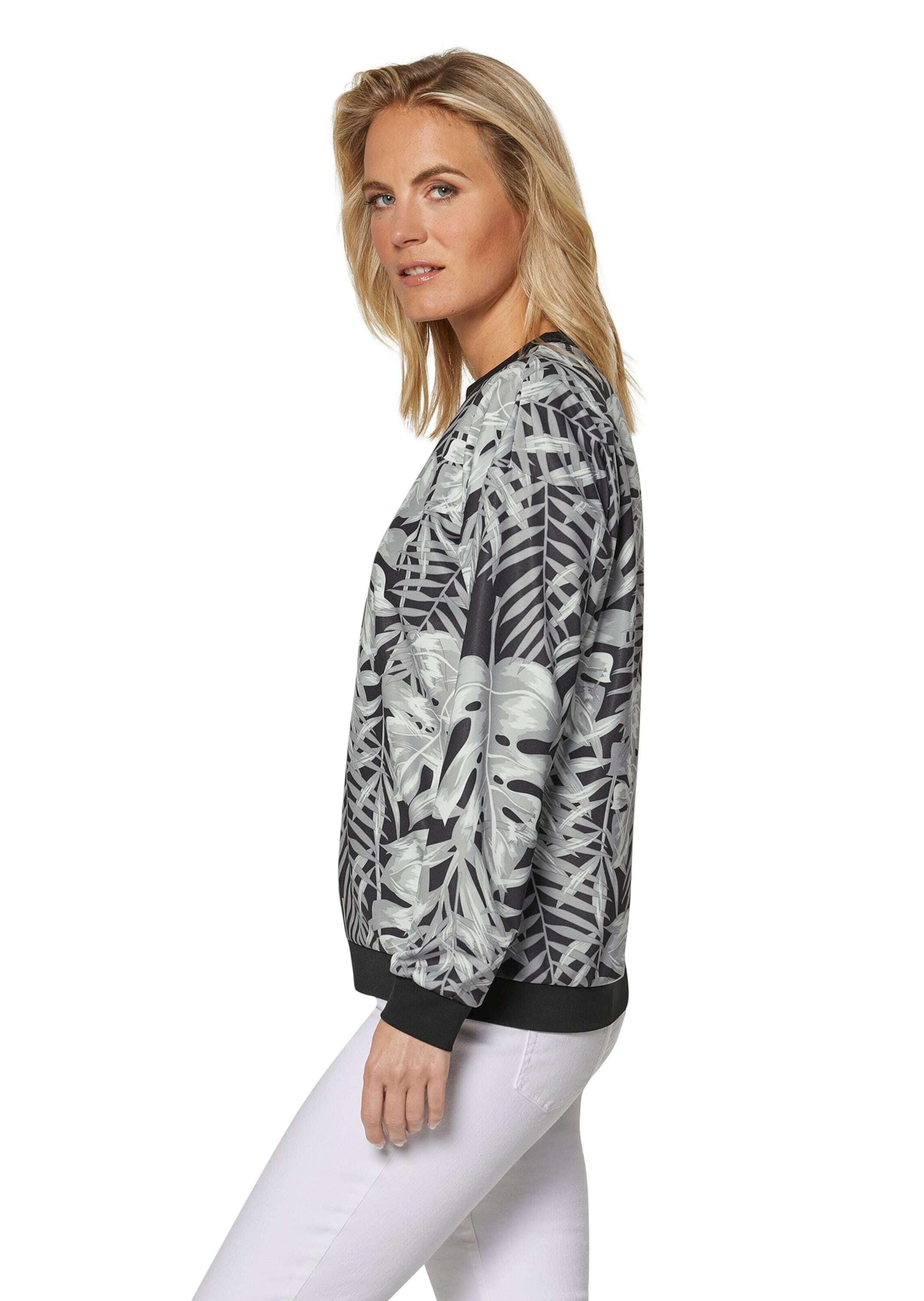MADELEINE Sweatshirt »Sweatshirt Sweatshirt mit Blätterprint«
