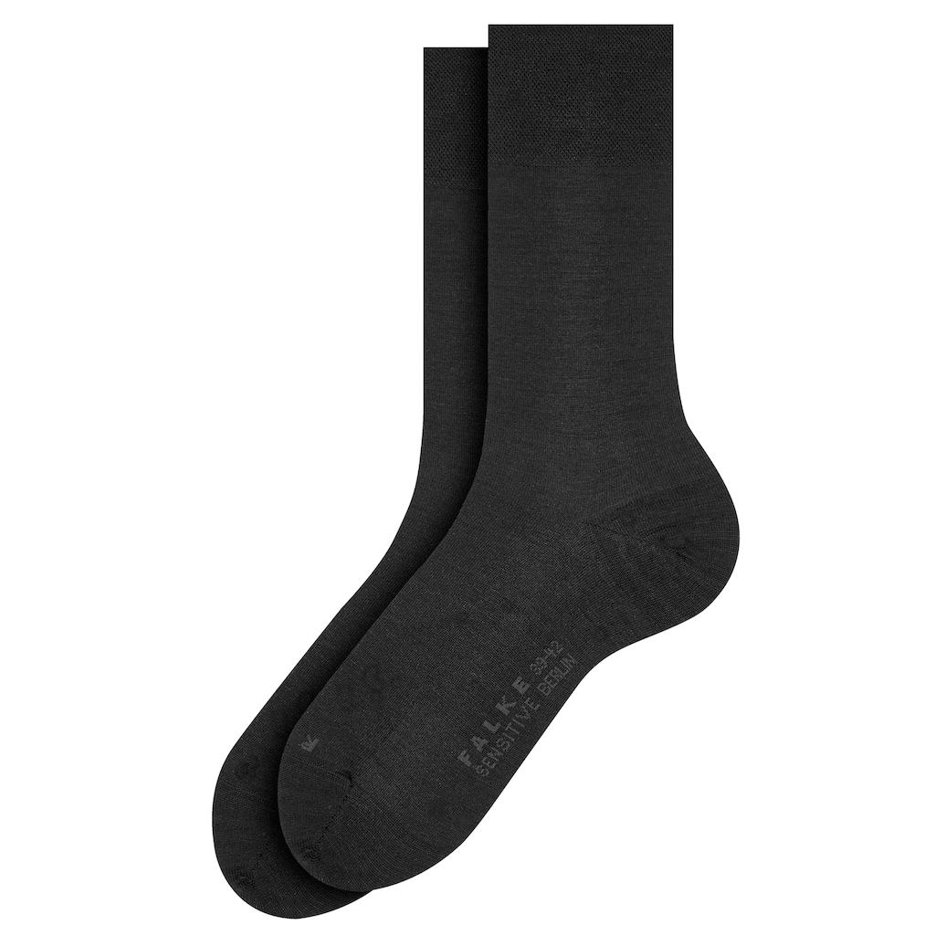 FALKE Socken »Sensitive Berlin«, (Packung, 2 Paar)