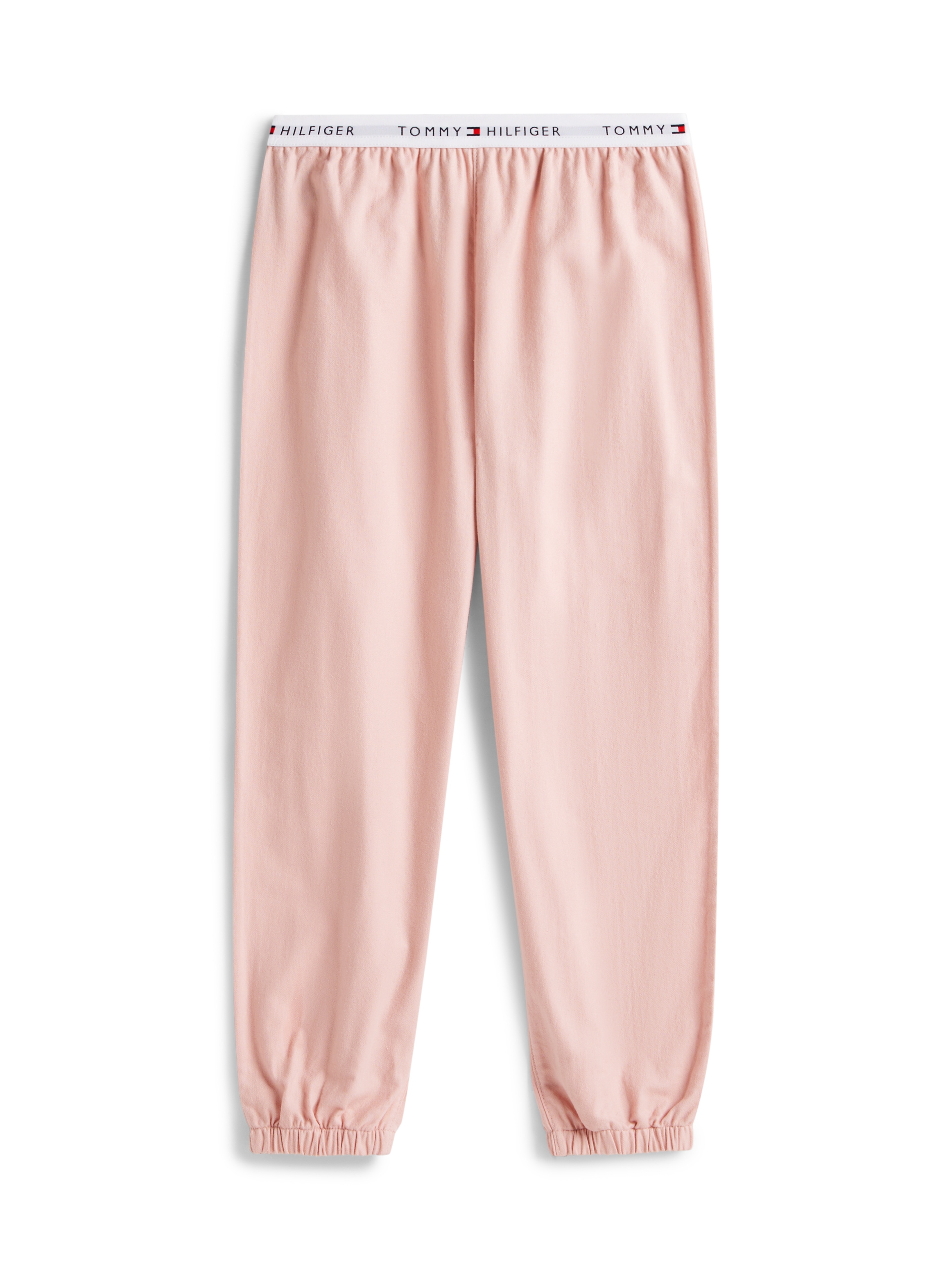 Tommy Hilfiger Underwear Pyjama, (Set, 2 tlg.), für Kinder bis 16 Jahren, reine Baumwolle, Logoschriftzug am Bund