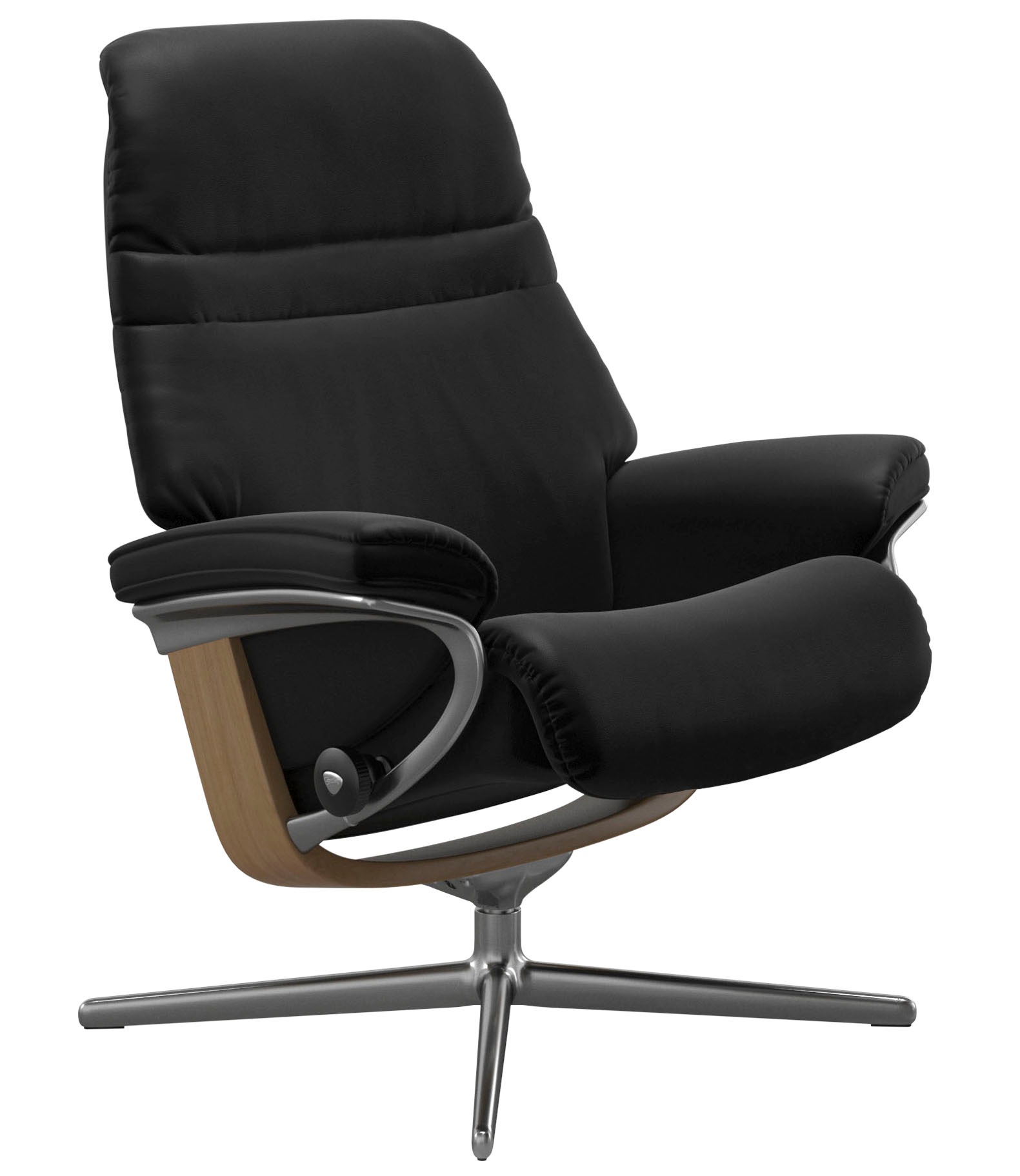 Stressless® Relaxsessel »Sunrise«, mit Cross Base, Größe S, M & L, Holzakzent Eiche