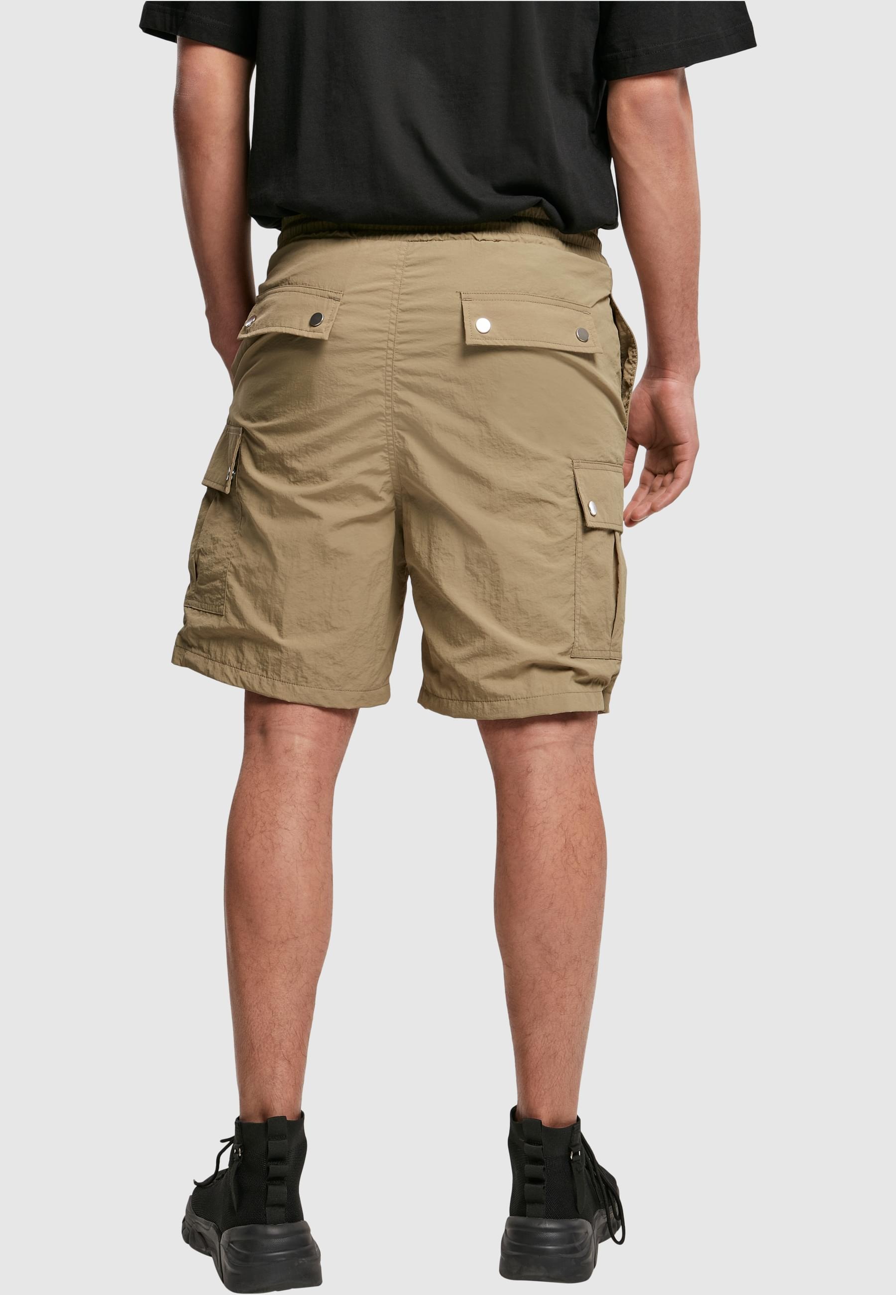 URBAN CLASSICS Cargohose »Urban Classics Herren Nylon Cargo Shorts«, (1 tlg.)