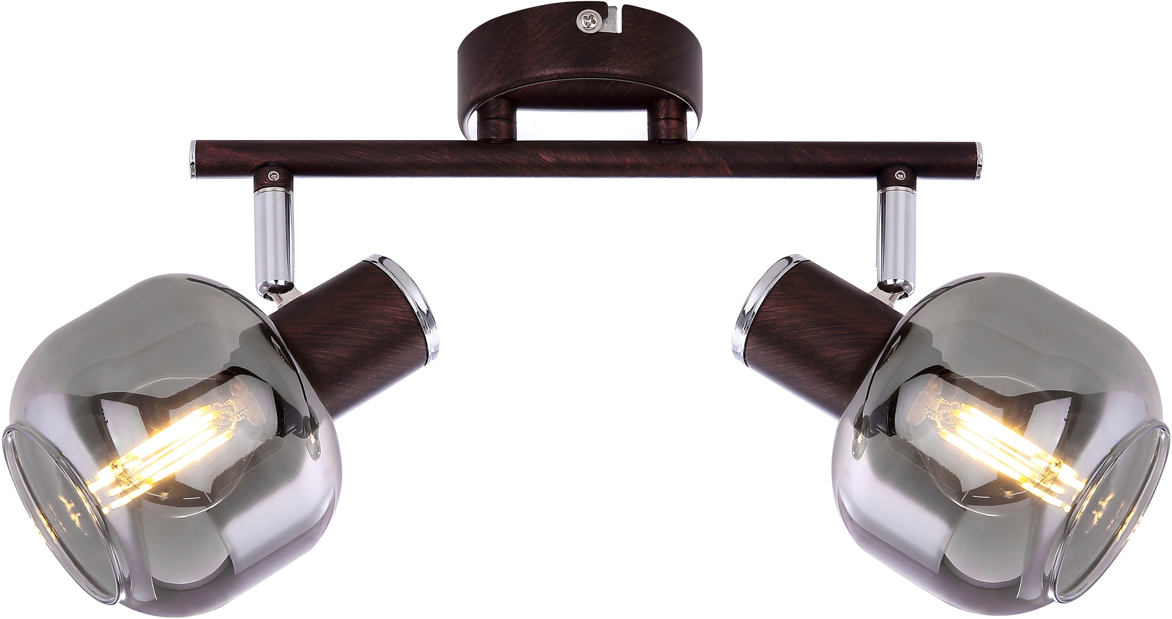 GLOBO LIGHTING Deckenstrahler »PALLO« E14 1 Stk. Spot Deckenspot Flur Schlafzimmer Wohnzimmer