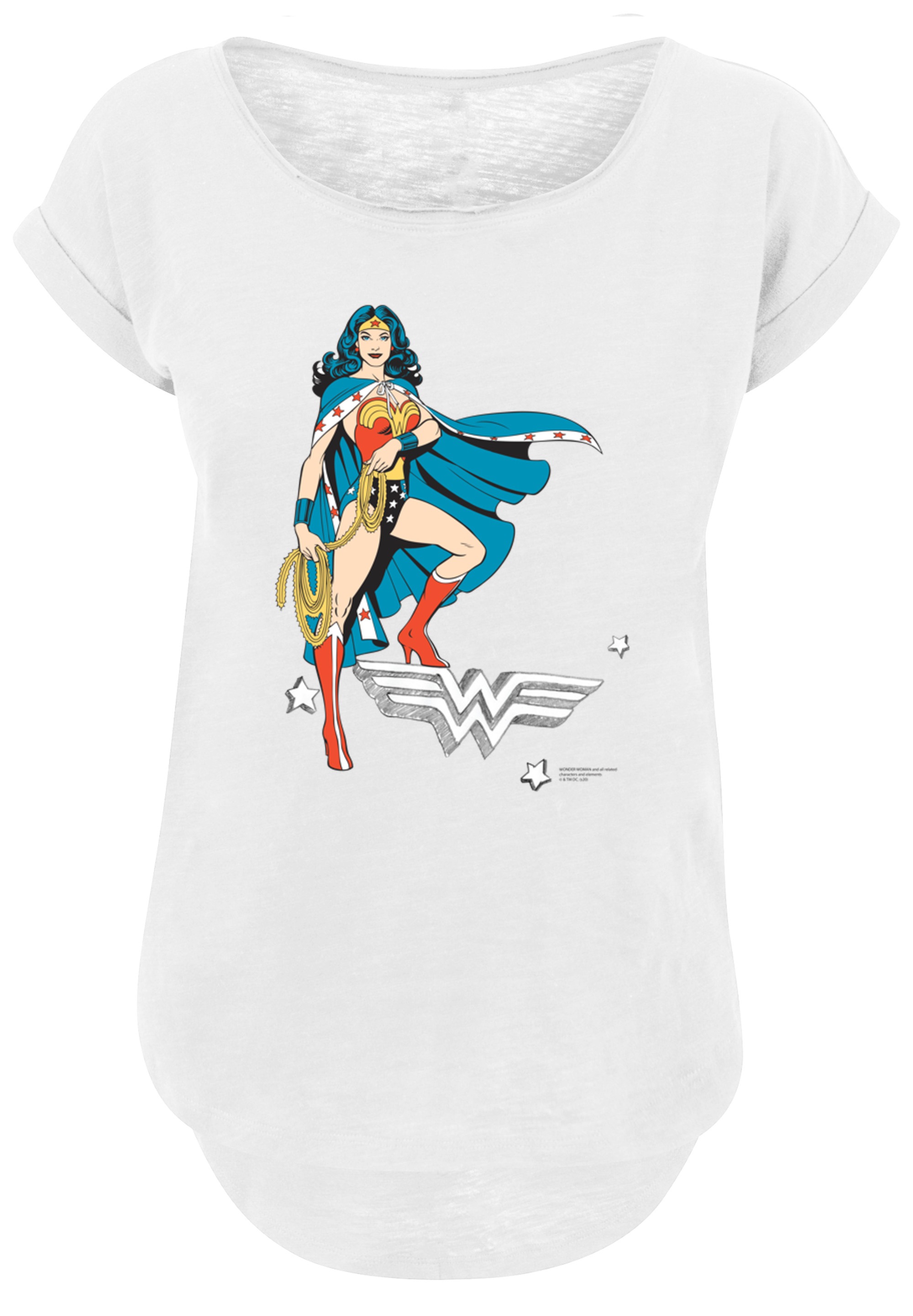 F4NT4STIC T-Shirt »DC Comics Wonder Woman Standing Logo«, Print