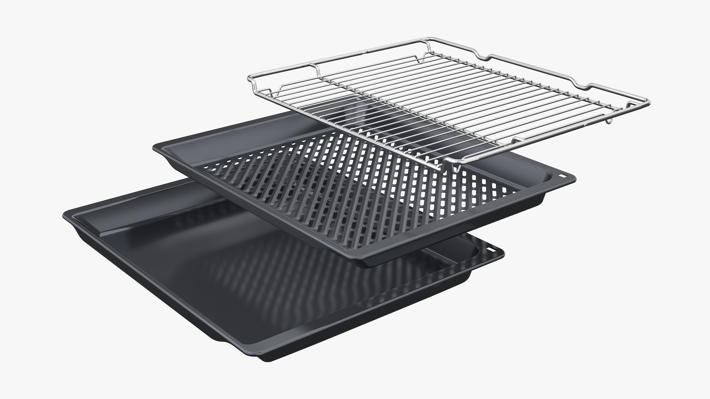BOSCH Pyrolyse Backofen Serie 4 »HBA572BM3« mit Teleskopauszug nachrüstbar Mattes Design und Air Fry Funktion für perfekt frittierte Lebensmittel