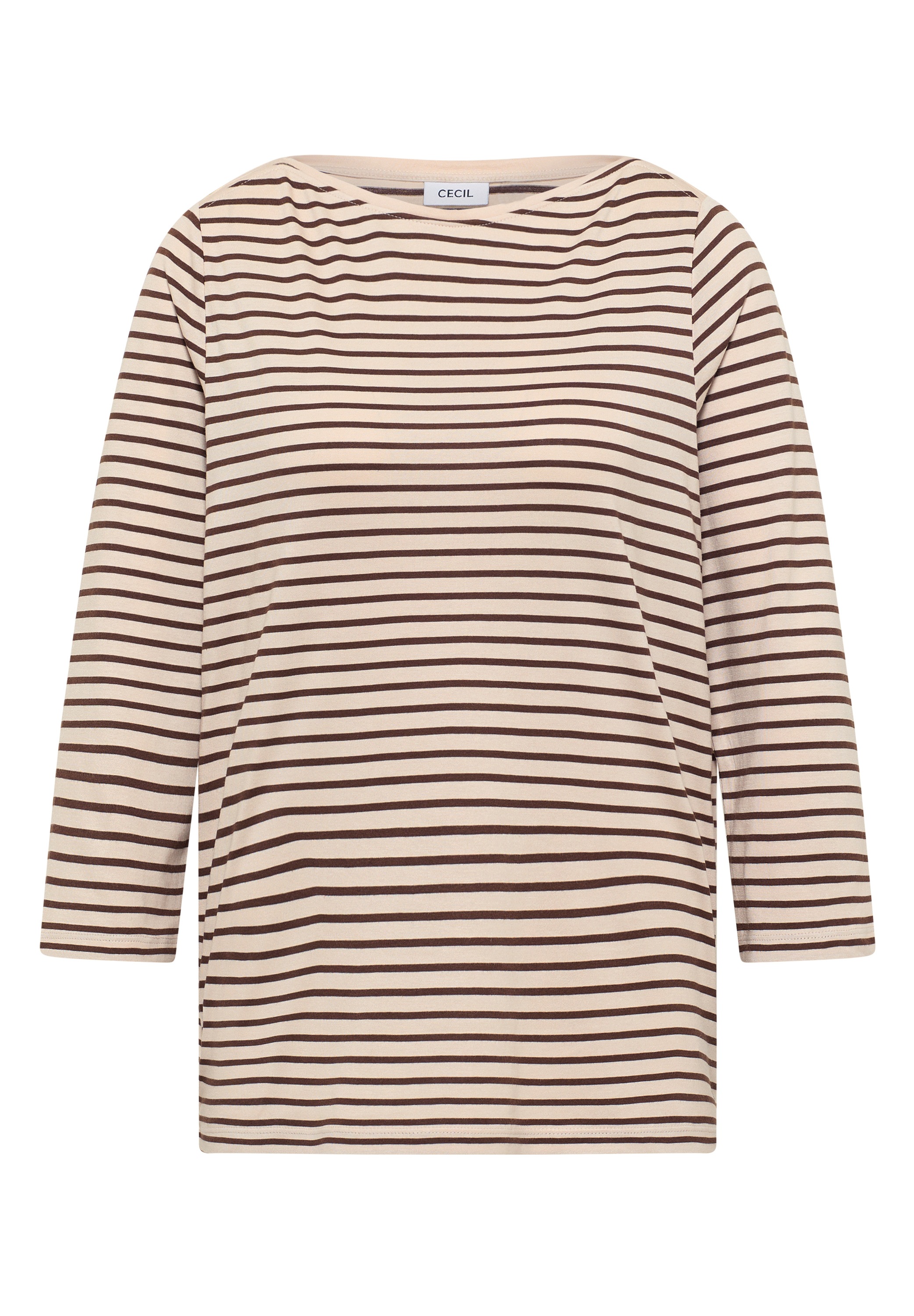 Cecil 3/4-Arm-Shirt, im soften Baumwoll-Mix