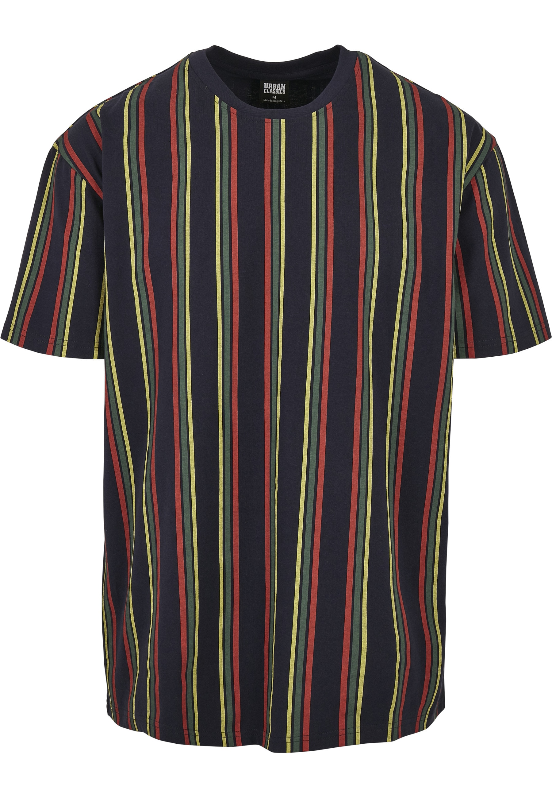 URBAN CLASSICS T-Shirt "Urban Classics Herren Printed Oversized Retro Stripe Tee" 1