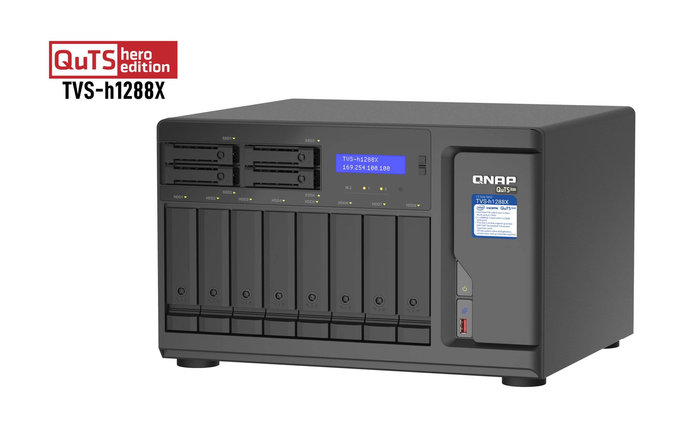 QNAP NAS-Server »TVS-h1288X«