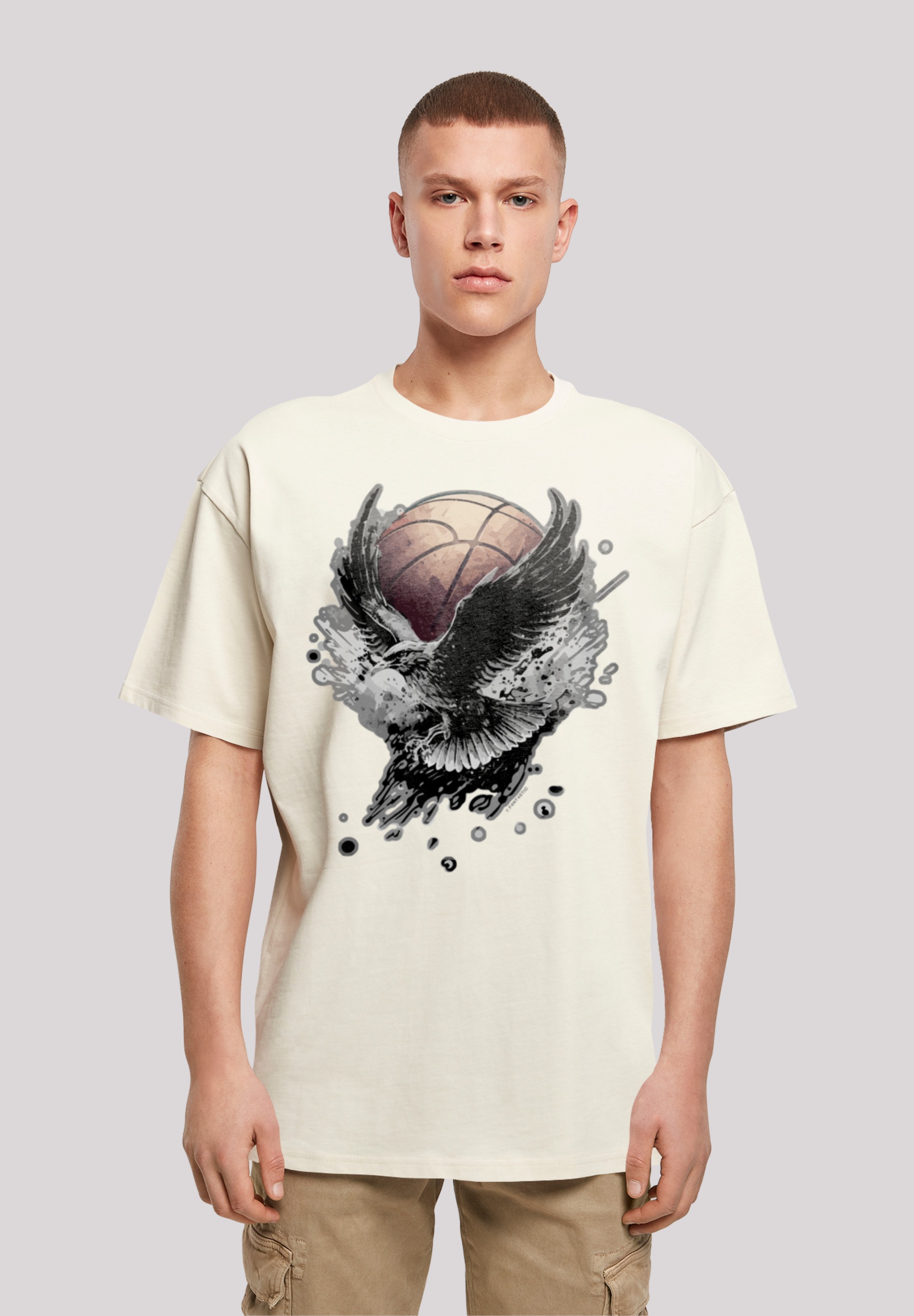 F4NT4STIC Marškinėliai »Basketball Adler« Print