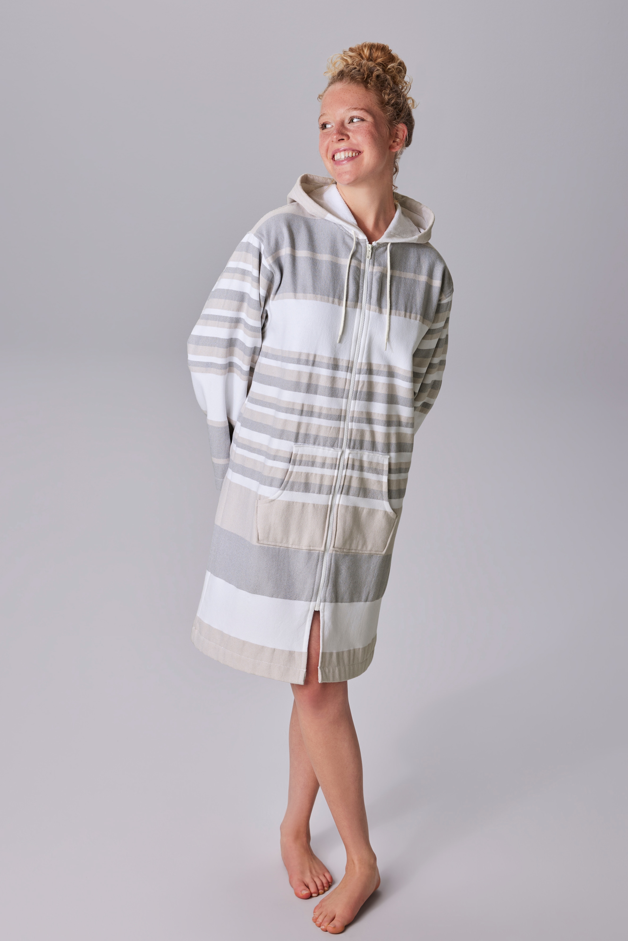 my home Bademantel "Melli, ideal für Sauna & Spa, Hotelbademantel, Morgenma günstig online kaufen