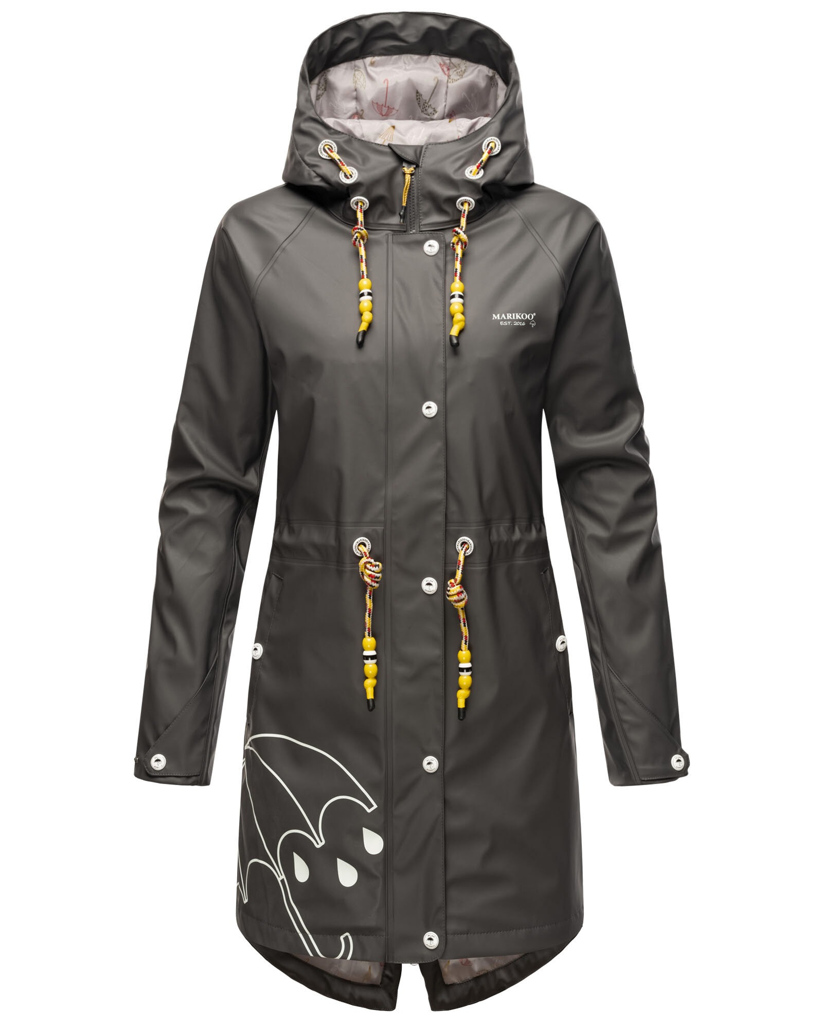 Marikoo Outdoorjacke "Dancing Umbrella", mit einer großen Kapuze