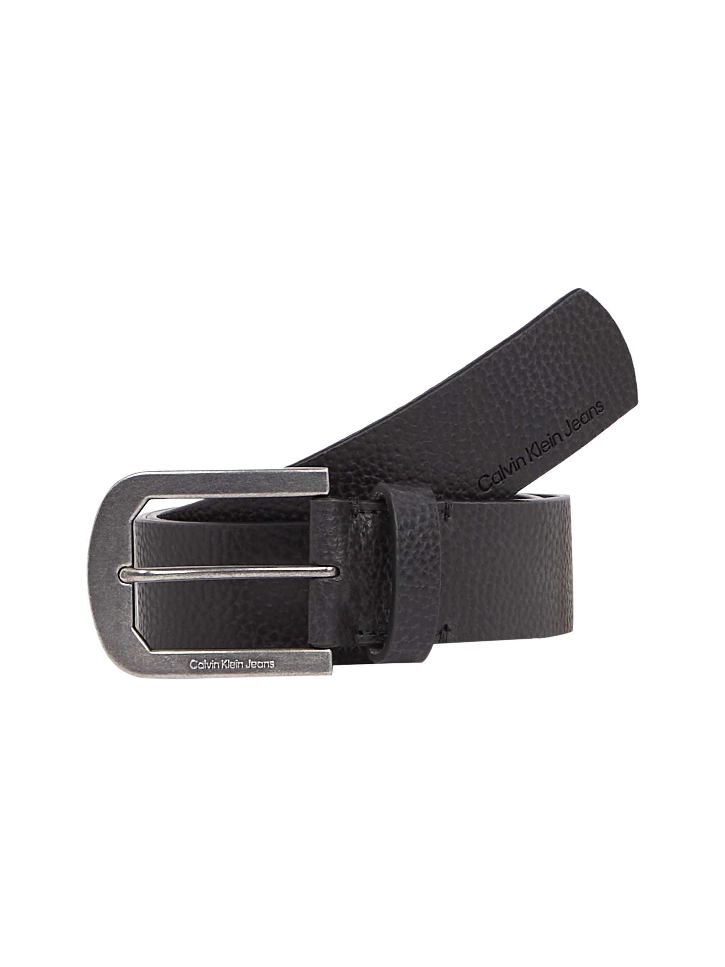 Calvin Klein Jeans Ledergürtel »CLASSIC PIN BUCKLE LTHR BELT35MM«, mit Logoprägung