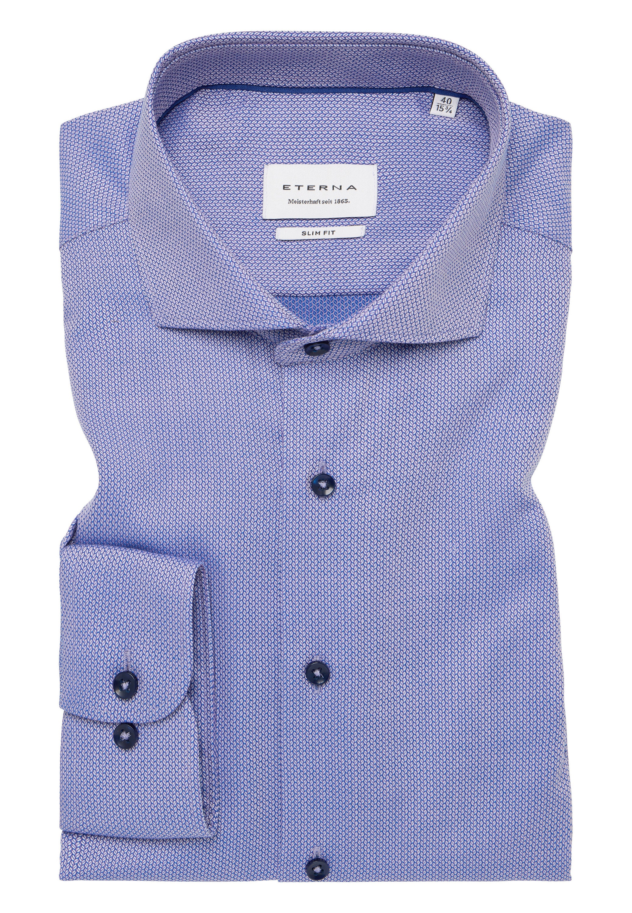 Eterna Langarmhemd »SLIM FIT«, NON IRON (bügelfrei)