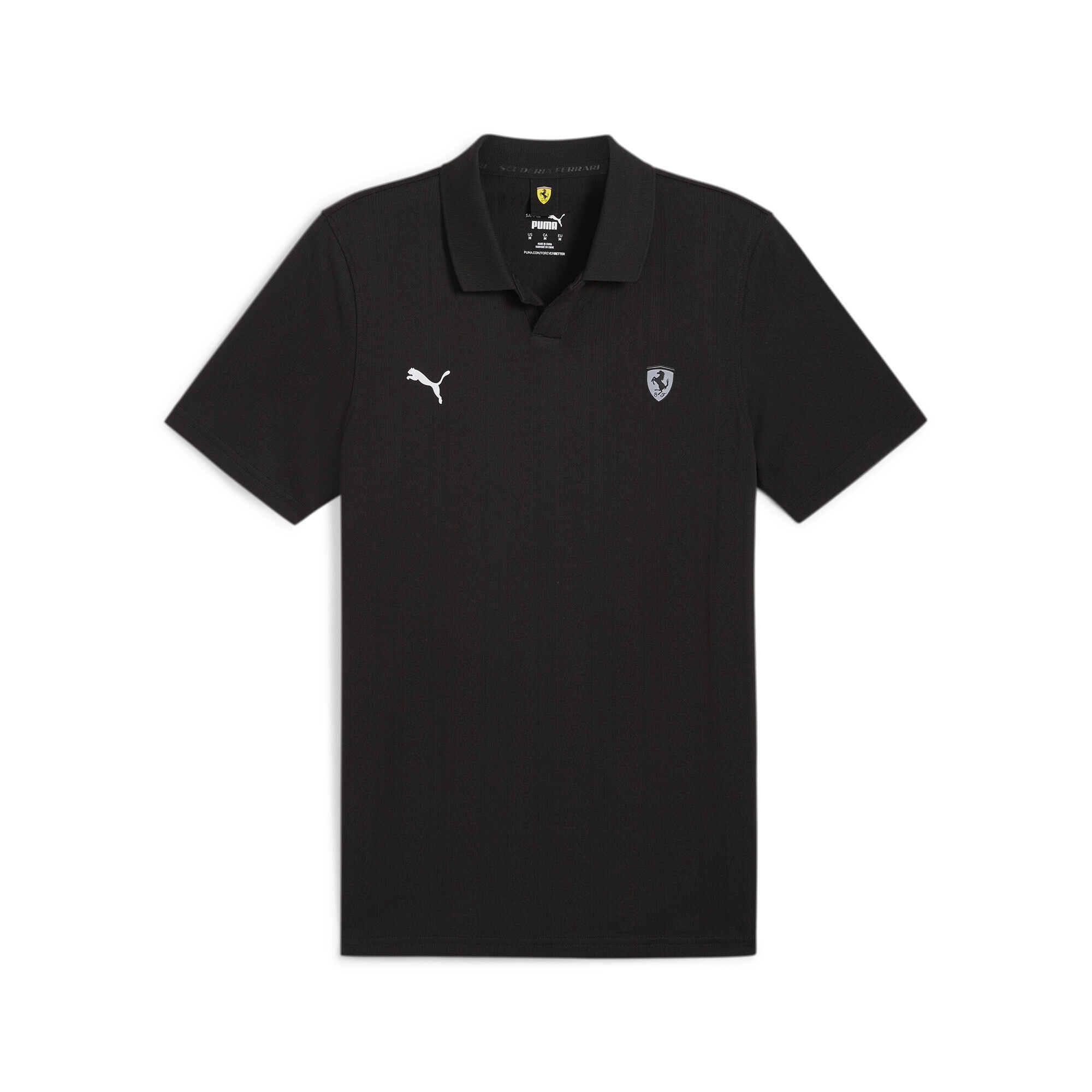 Poloshirt »Scuderia Ferrari Style Jacquard-Poloshirt Herren«