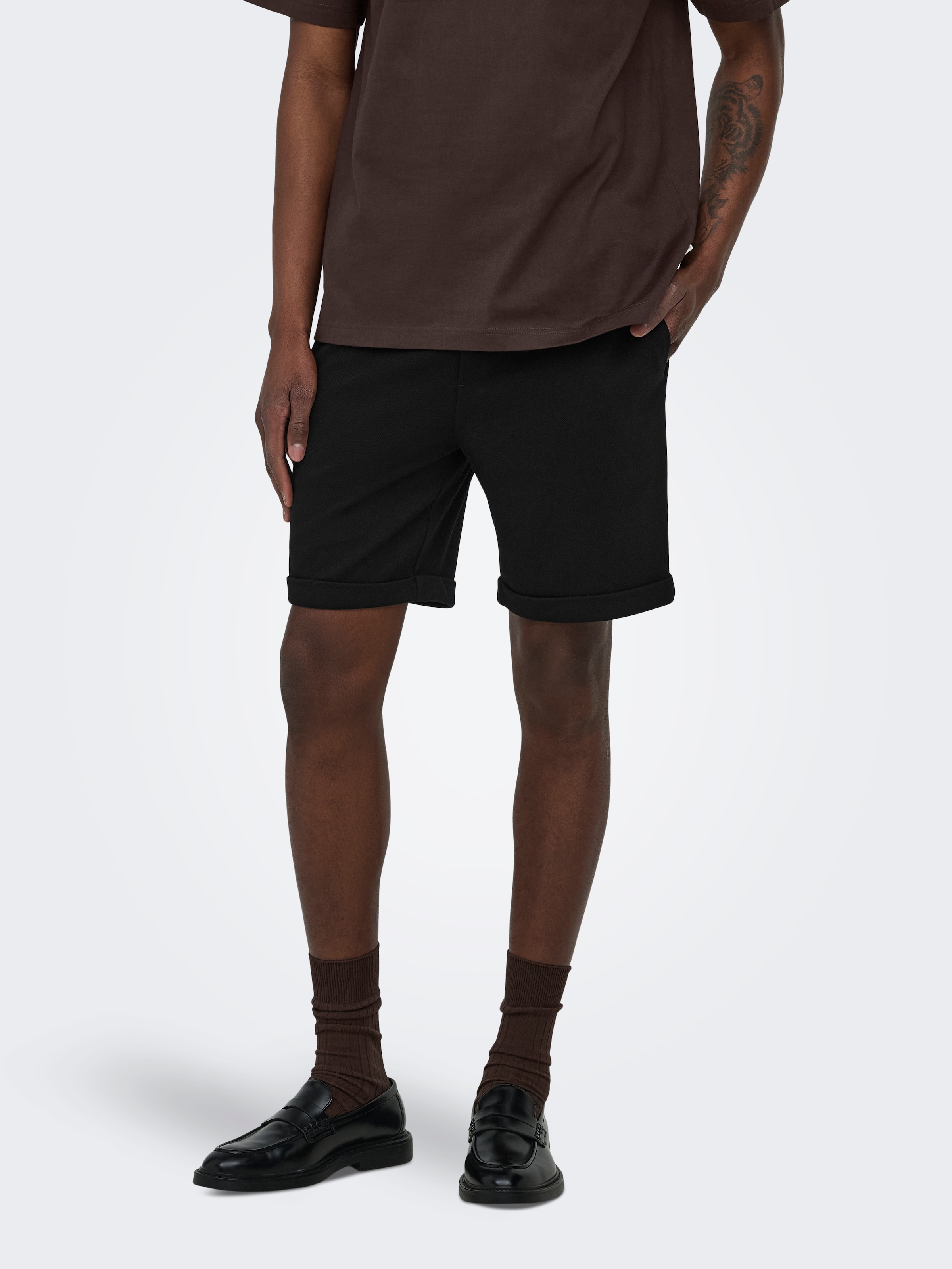 ONLY & SONS Sweatshorts "ONSNEWKODYL REG S SHORTS BP" Materialmix, normal g günstig online kaufen