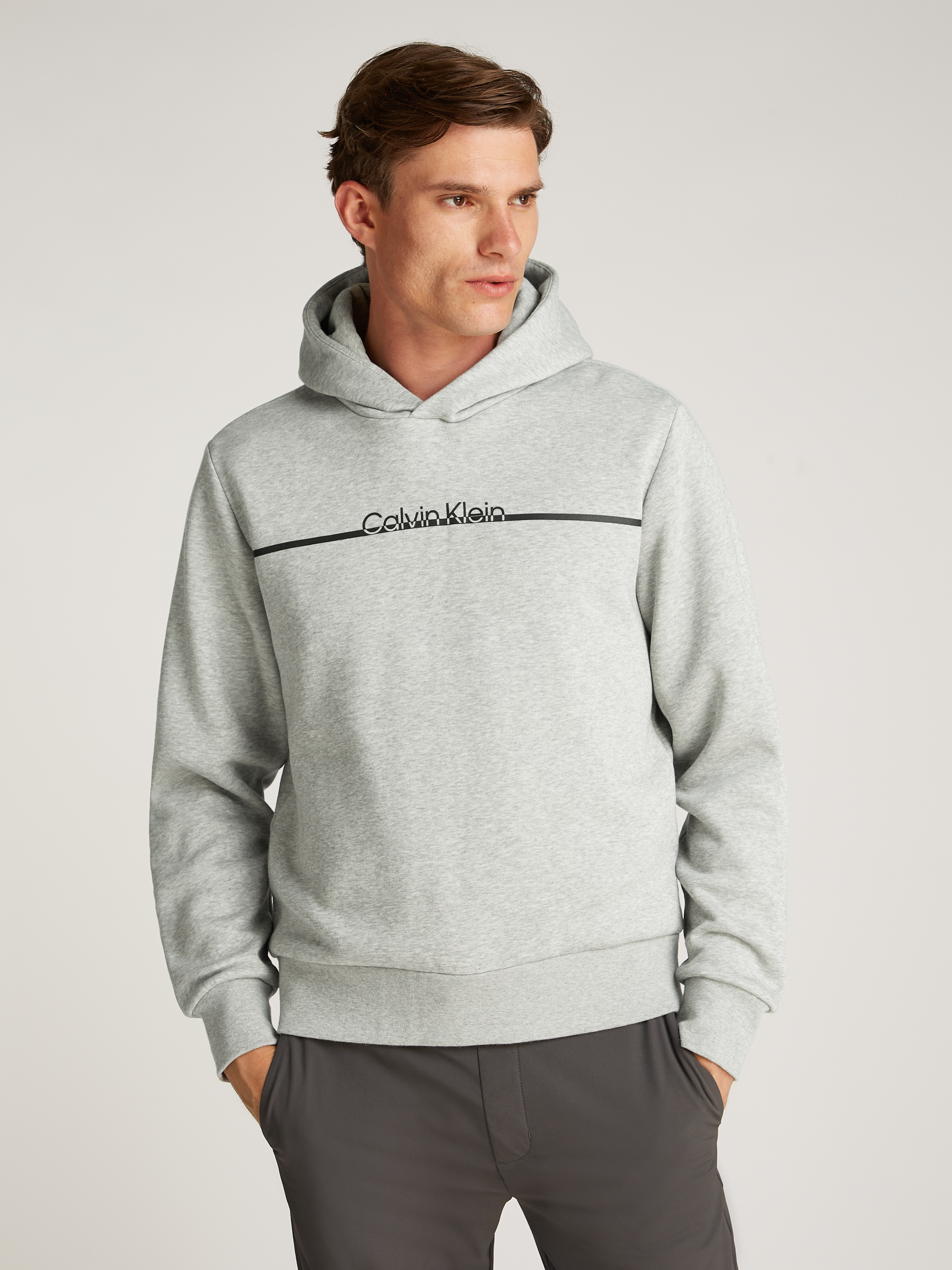 Calvin Klein Sweatshirt "SPLIT LINE LOGO HOODIE", mit Logoprint günstig online kaufen