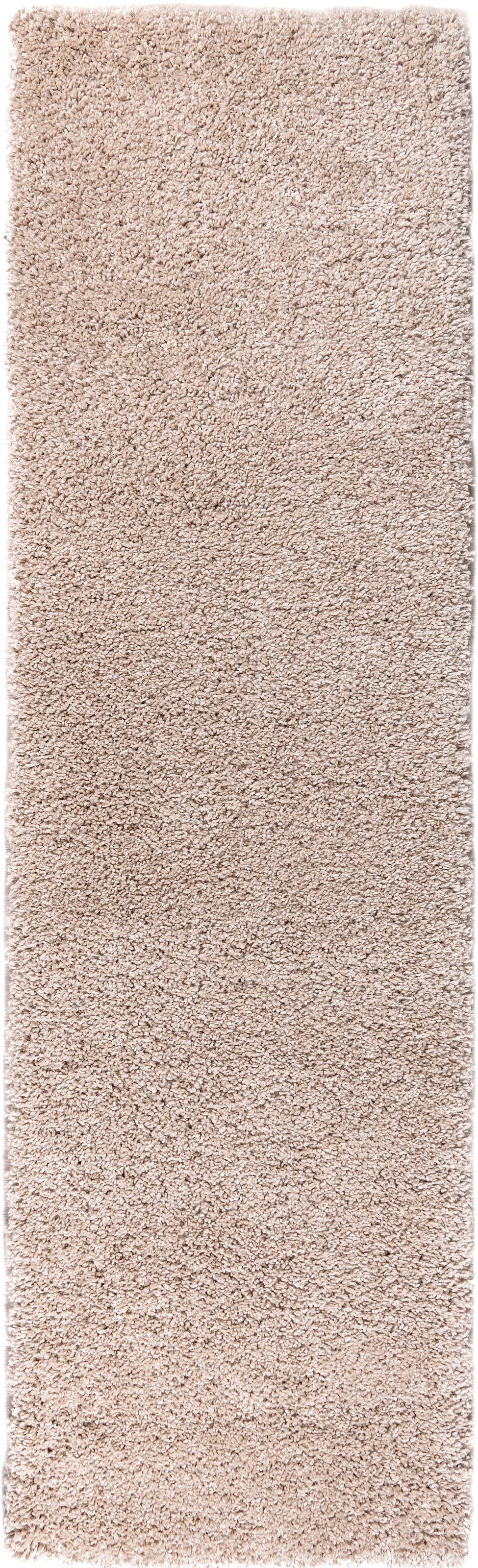 Bruno Banani Läufer »Shaggy Soft«, rechteckig, 30 mm Höhe, Läufer, Brücke, gewebt, Uni-Farben, besonders weich
