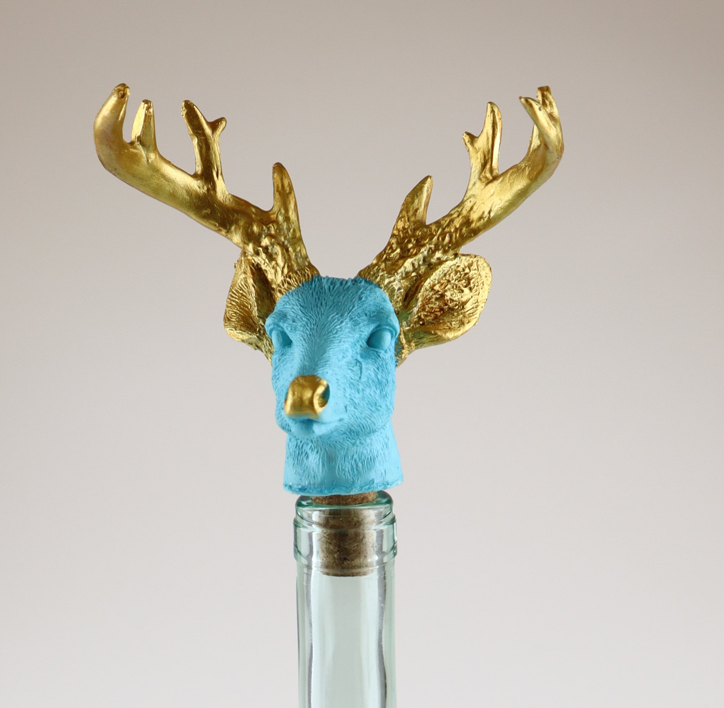 AM Design Flaschenverschluss "Hirsch" 2er Set