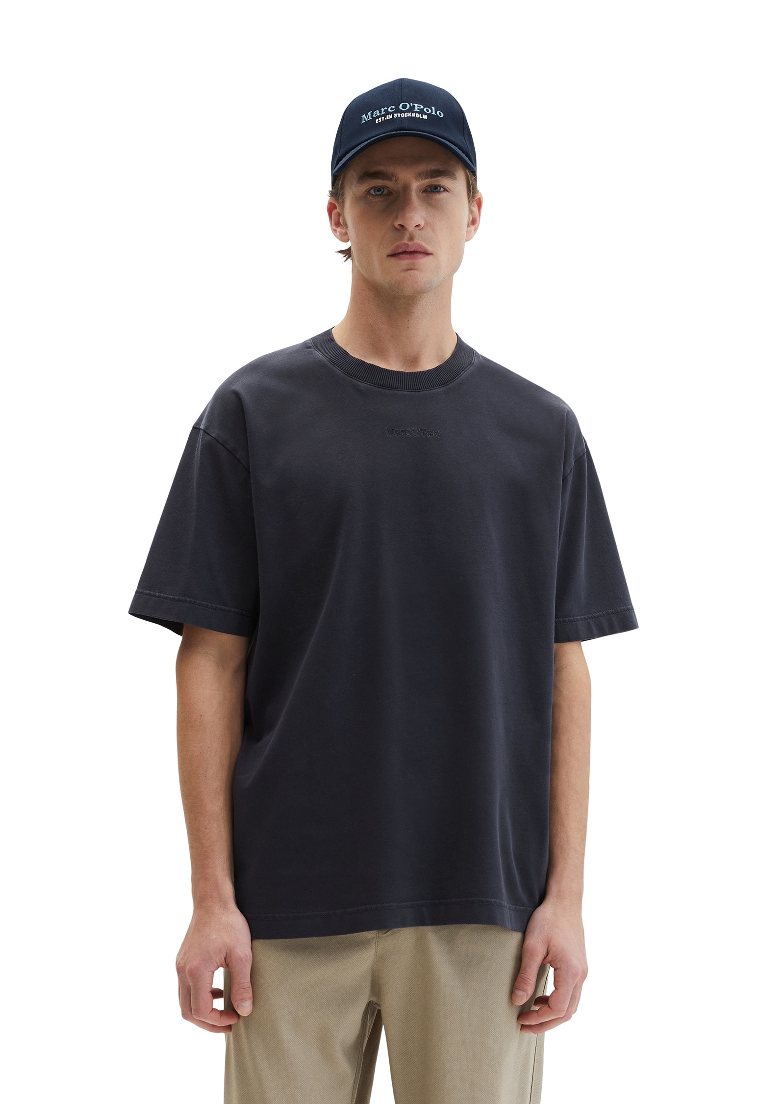 Marc OPolo T-Shirt "aus schwerem Bio-Baumwoll-Jersey" günstig online kaufen