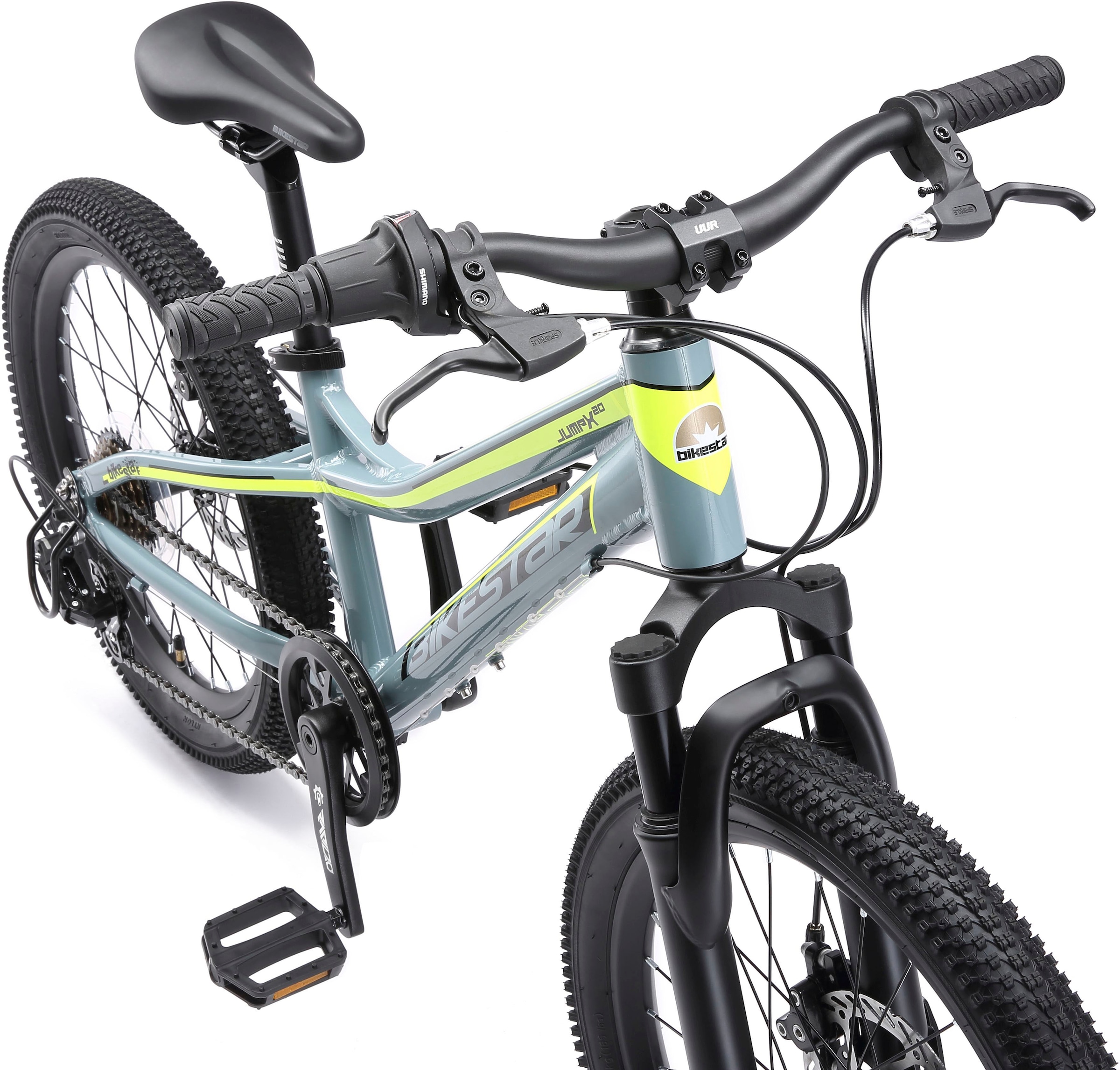 Bikestar Jugendfahrrad, 7 Gang, Shimano, RDTY21 Schaltwerk, Kettenschaltung