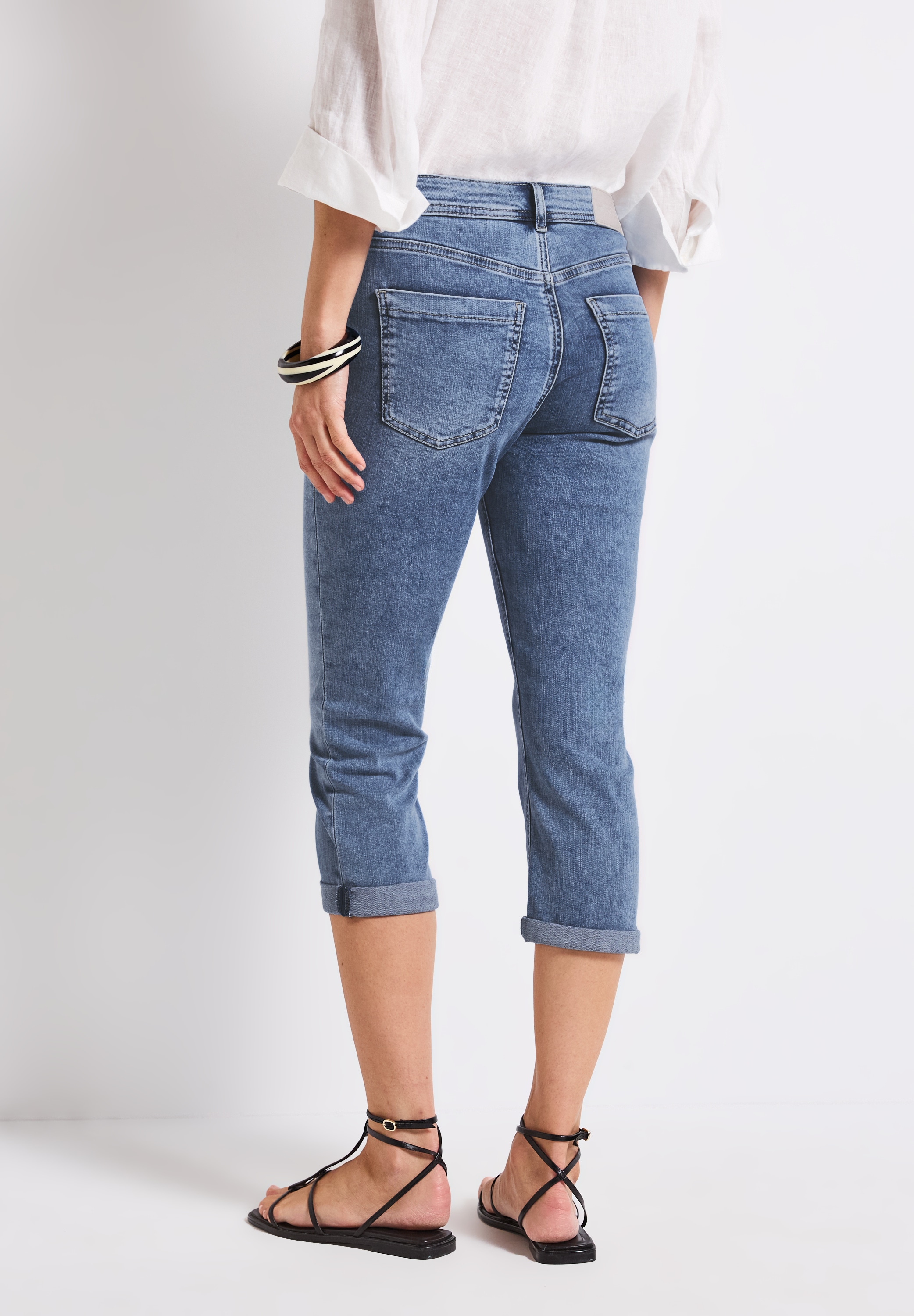 STREET ONE Slim-fit-Jeans, Middle Waist günstig online kaufen