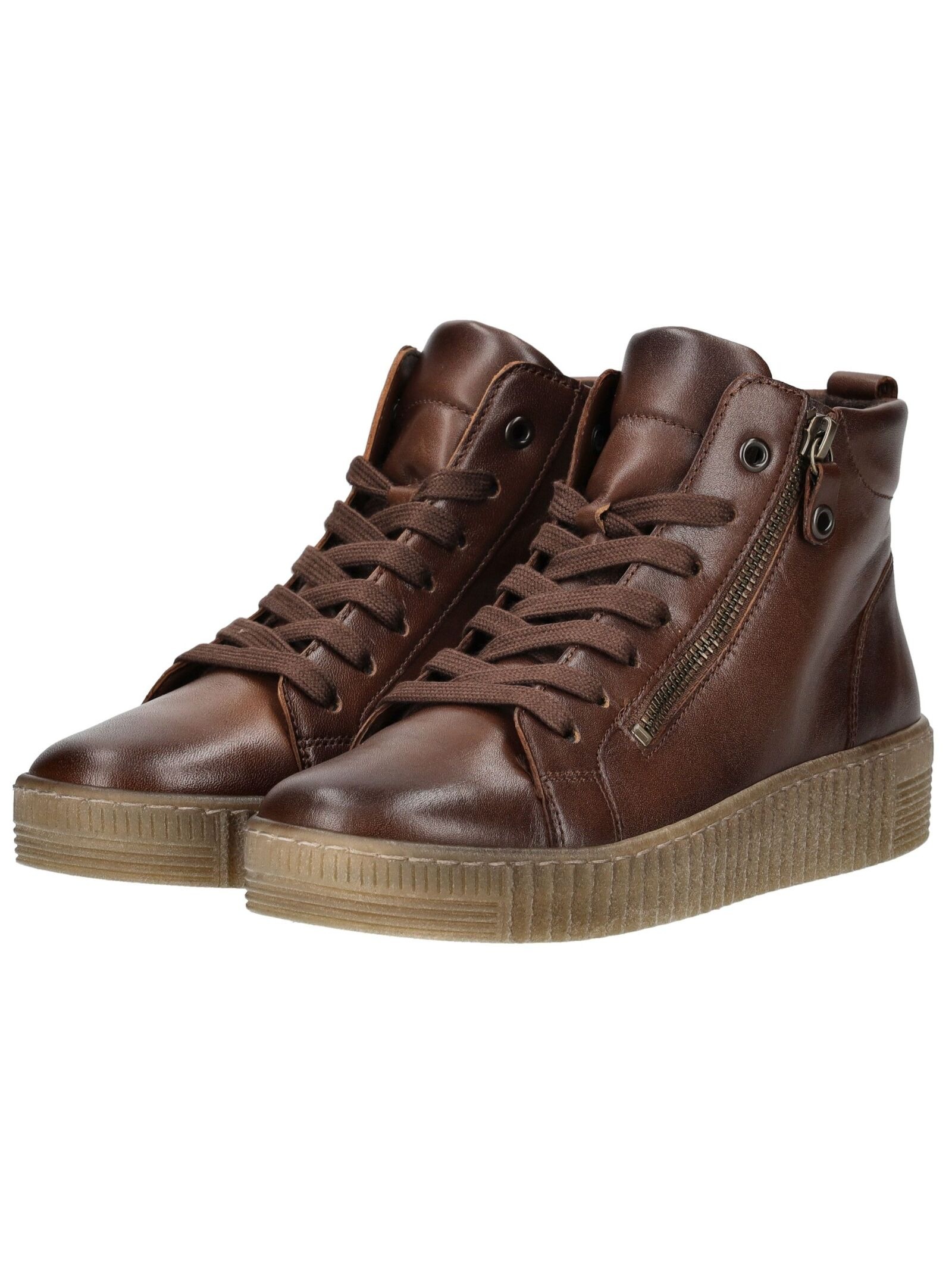 Gabor Sneaker High-top Nappa Leather Medium Brown 38.5 3