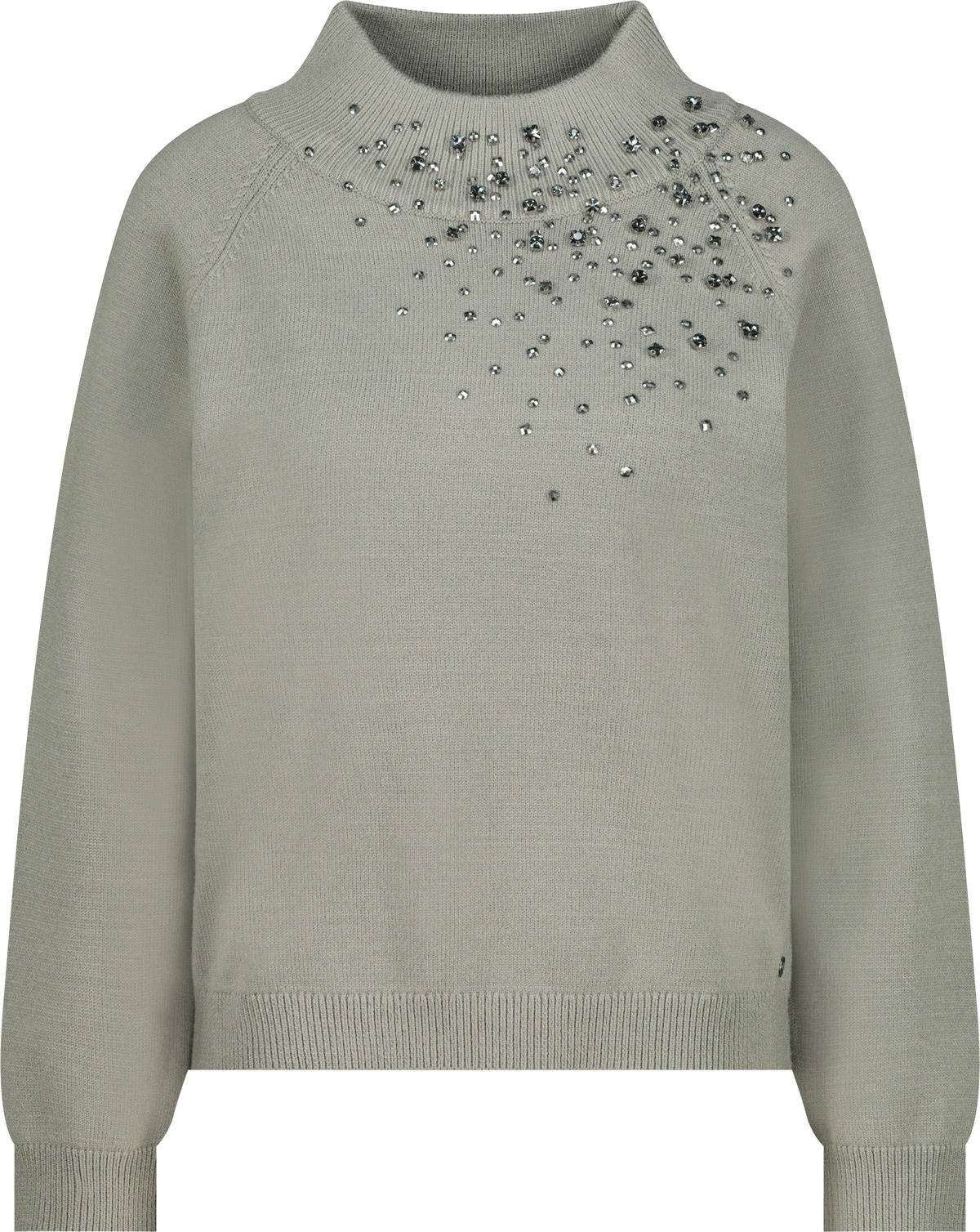 Monari Strickpullover »Pullover Schmucksteine« Regular fit mit Stehkragen