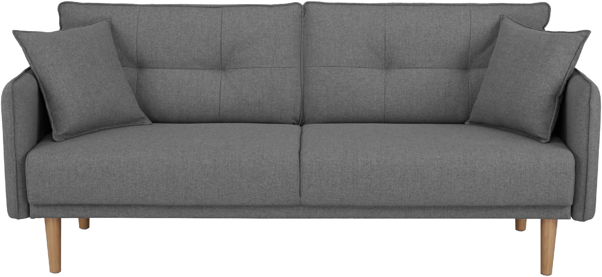 Home affaire Schlafsofa »SORENITY, 196 cm, 3-Sitzer, verstellbare Rückenlehne« verstellbarer Rückenlehne, Klappmechanismus, Webstoff