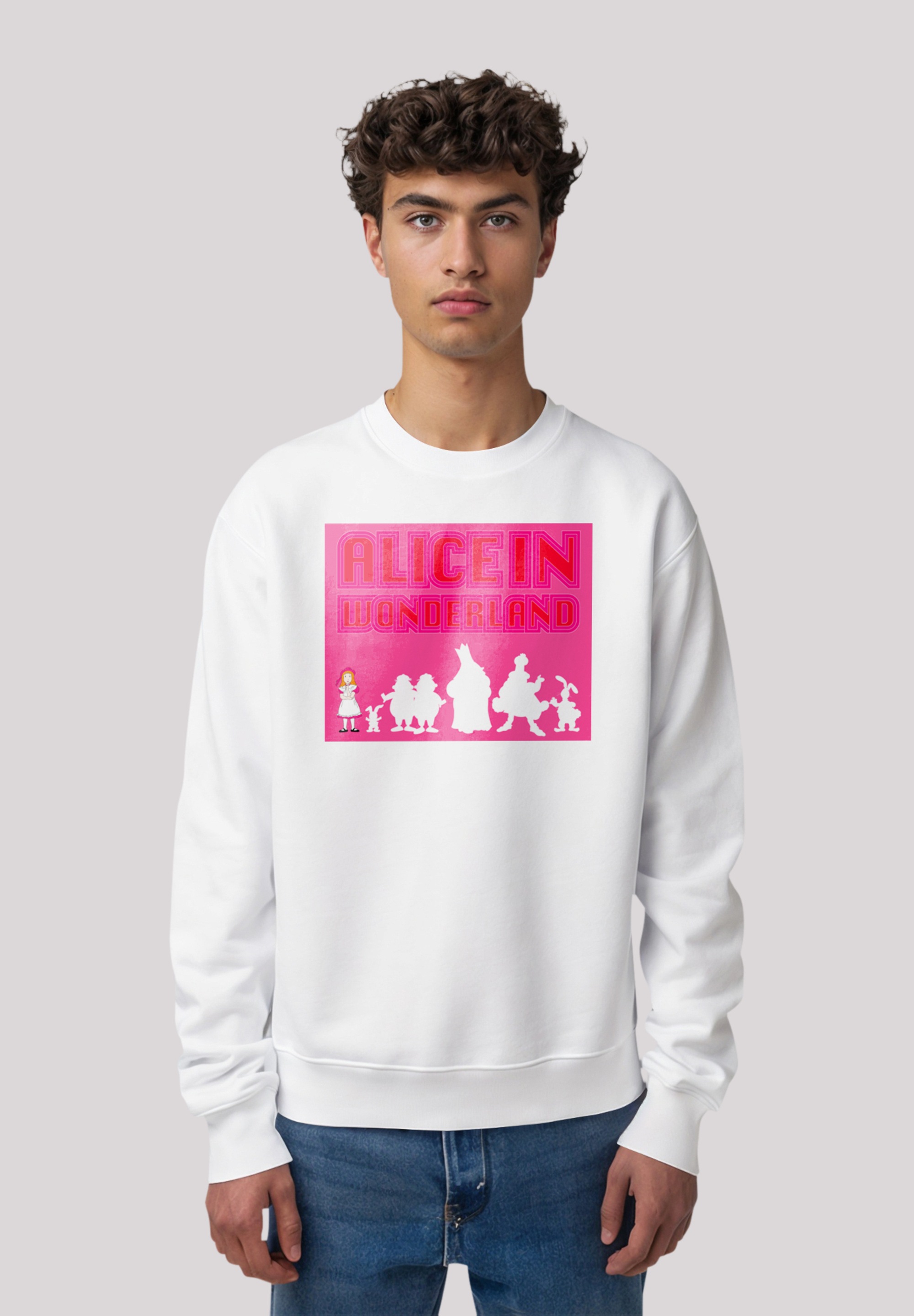 F4NT4STIC Sweatshirt "Alice Im Wunderland Characters", Premium Qualität günstig online kaufen