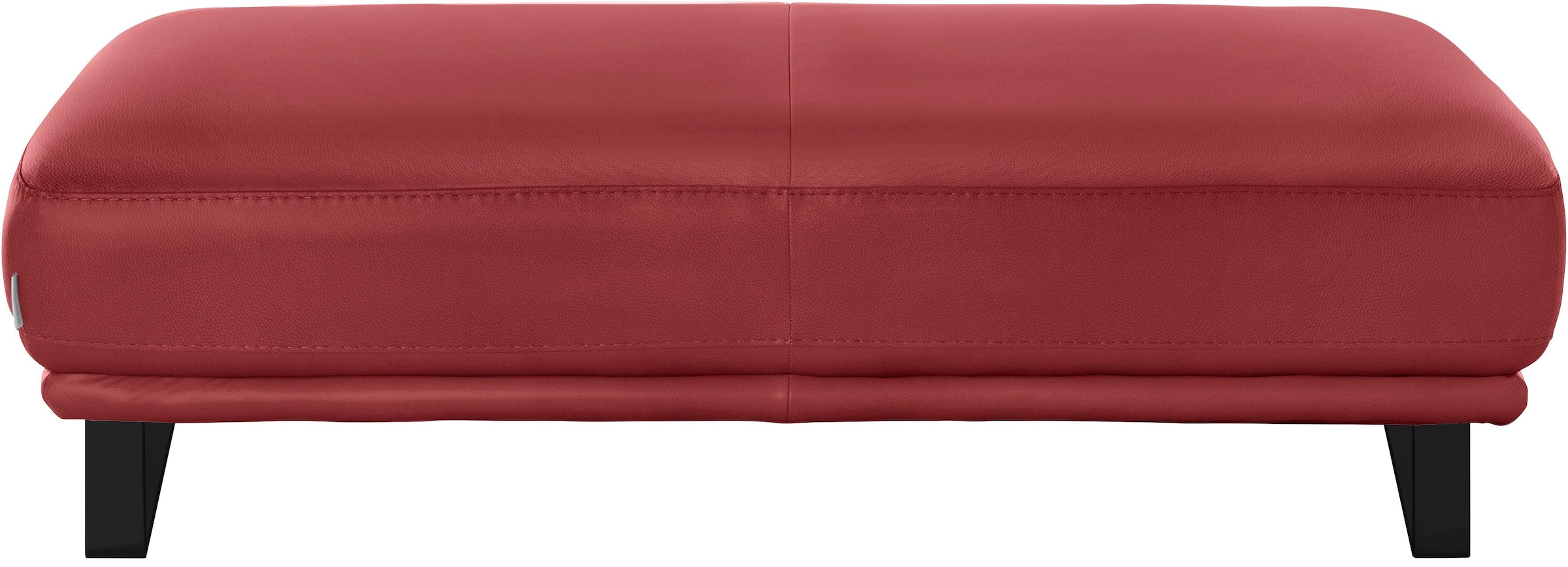 W.SCHILLIG Hocker »montanaa«, mit Metallkufen in Schwarz pulverbeschichtet, Breite 141 cm