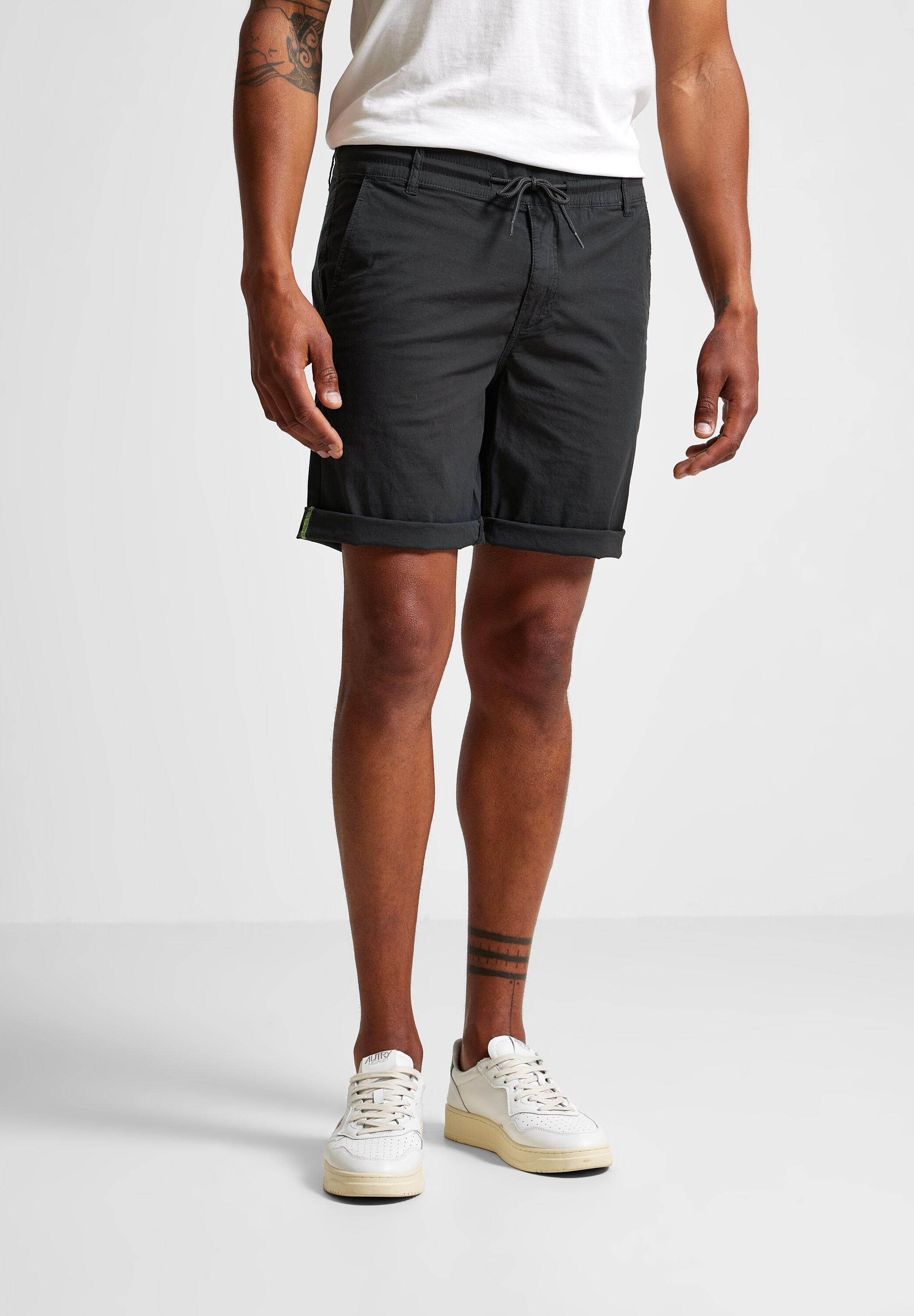 STREET ONE MEN Chinohose in Unifarbe